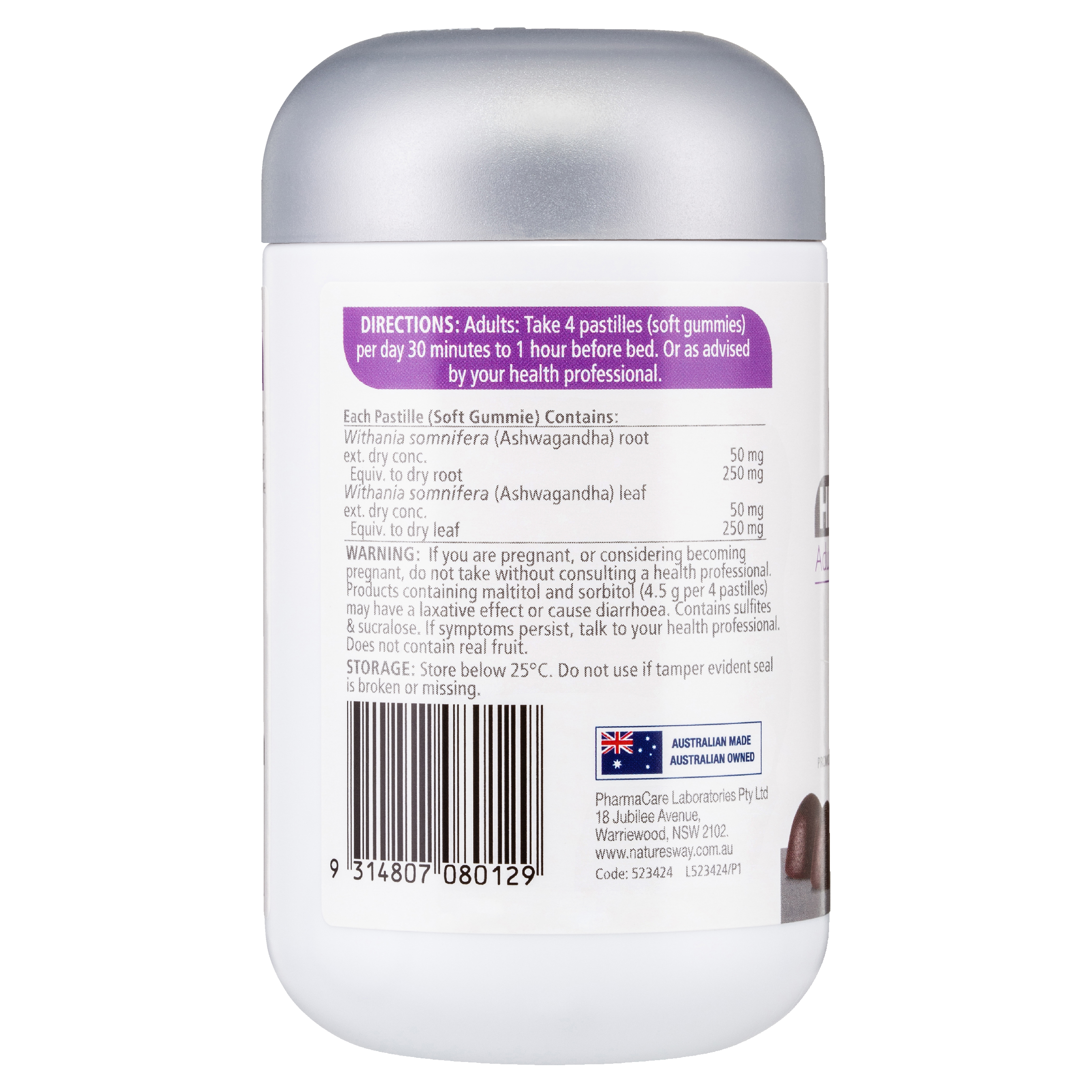 NATURES WAY HIGH STRENGTH SLEEP ASHWAGANDHA GUMMIES 40 - Image 10
