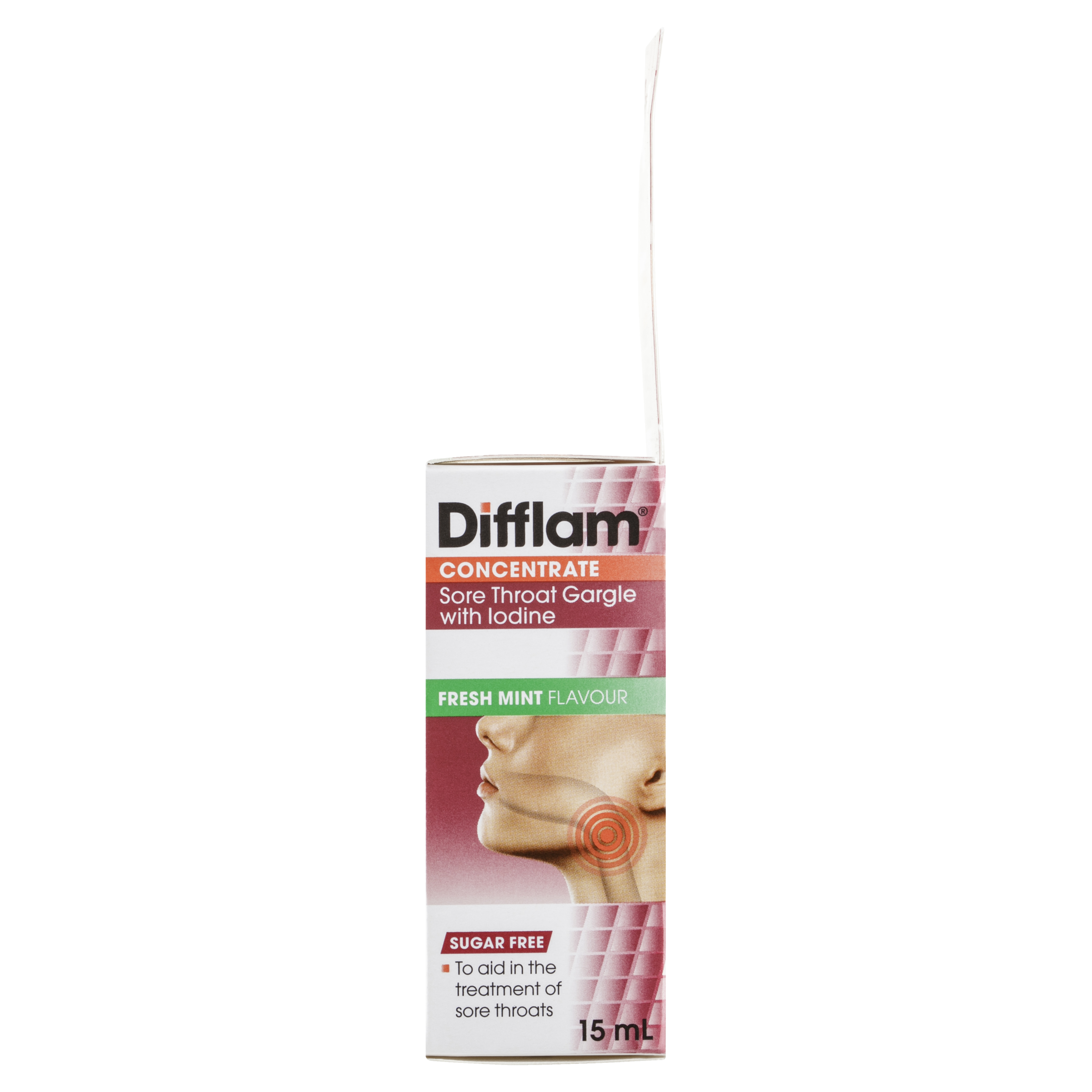 DIFFLAM THROAT GARGLE IODINE 15ML - Image 6