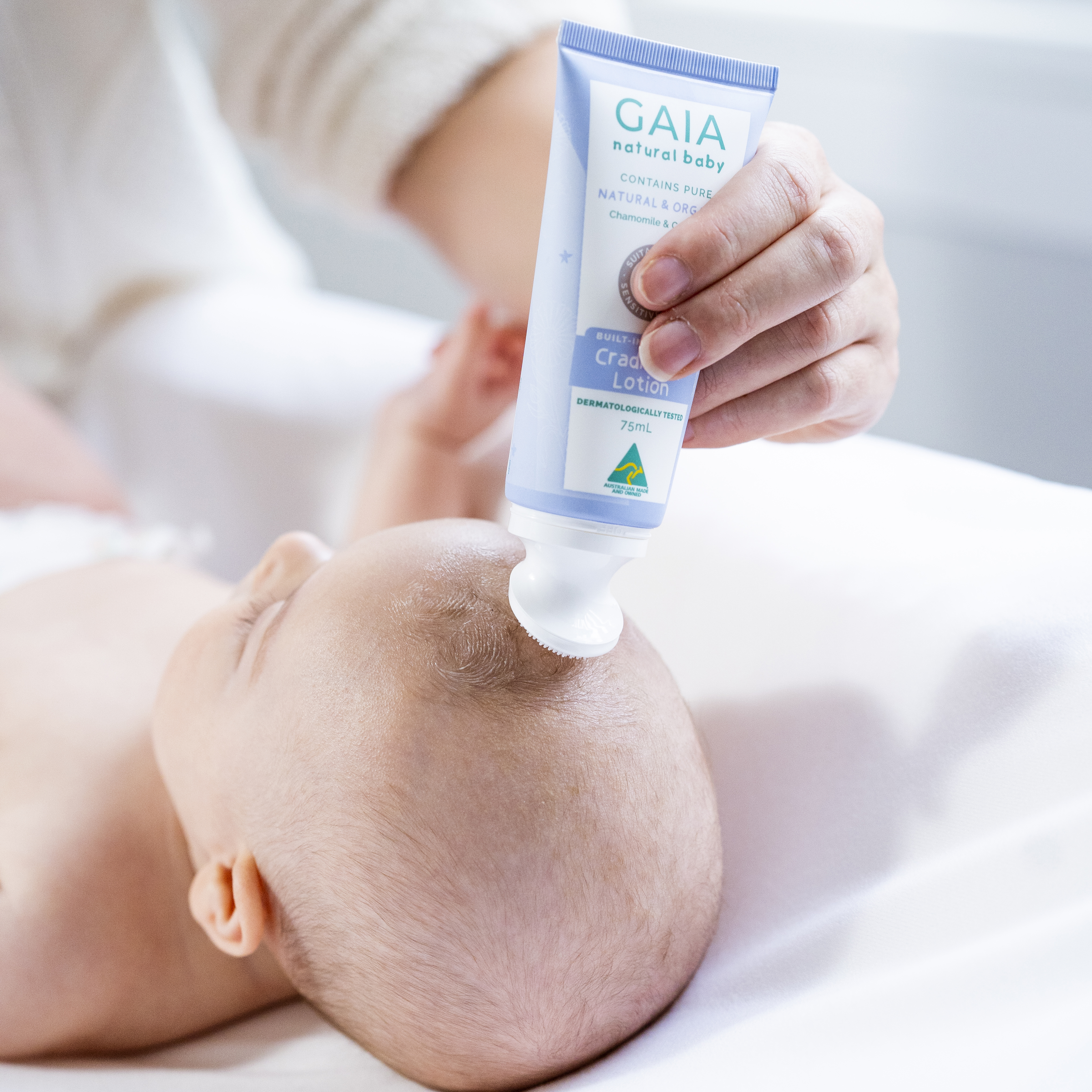 GAIA NATURAL BABY CRADLE CAP LOTION 75ML - Image 4