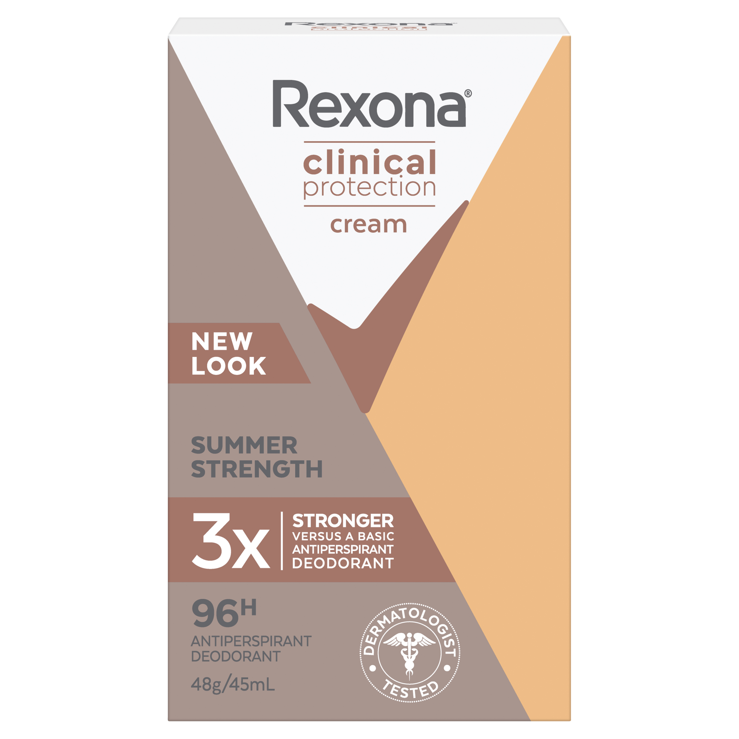 REXONA WOMEN CLINICAL ANTIPERSPIRANT CREAM SUMMER STRENGTH 96HR 45ML - Image 2