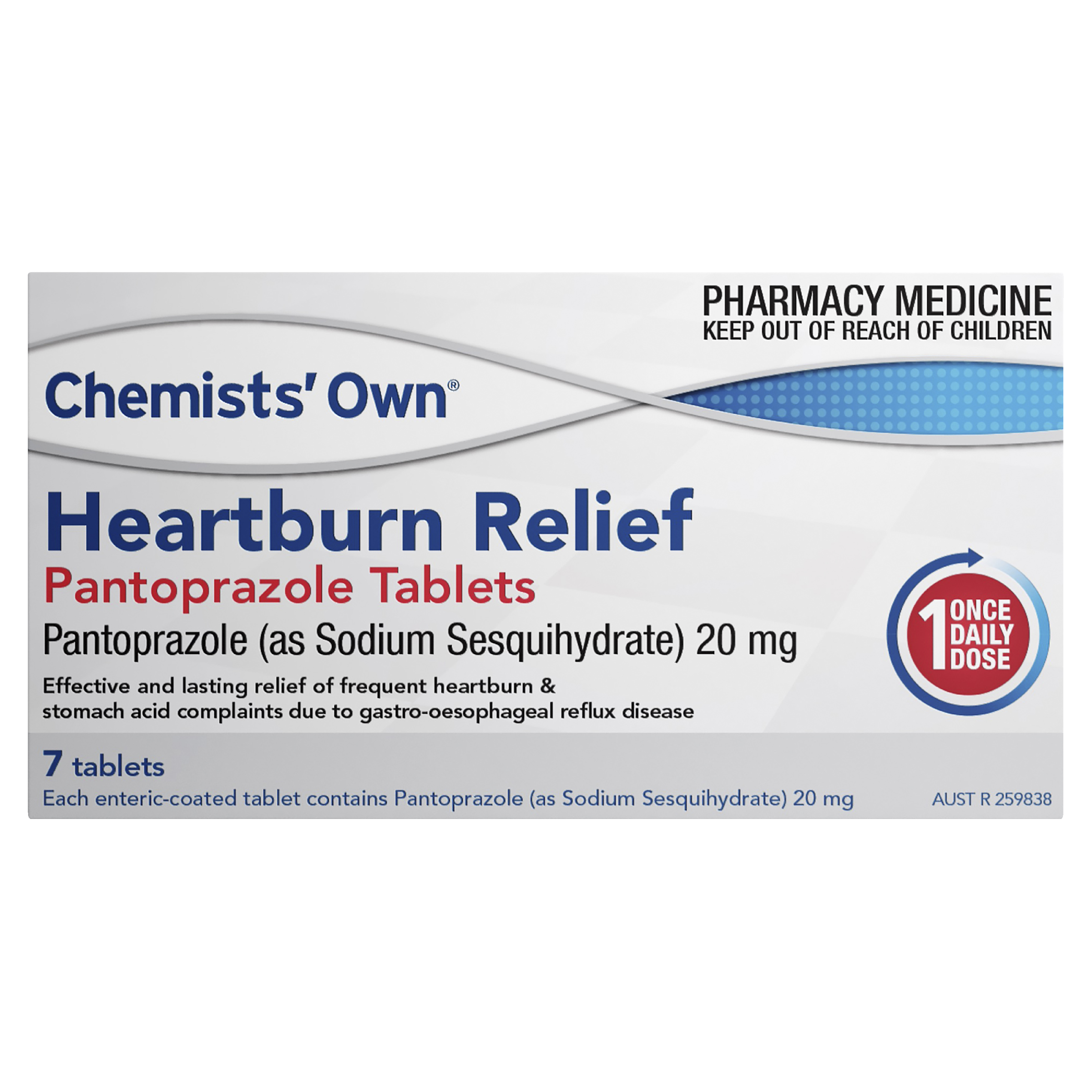 CHEMISTS OWN HEARTBURN PANTOPRAZOLE 20MG 7 TABLETS - Image 2