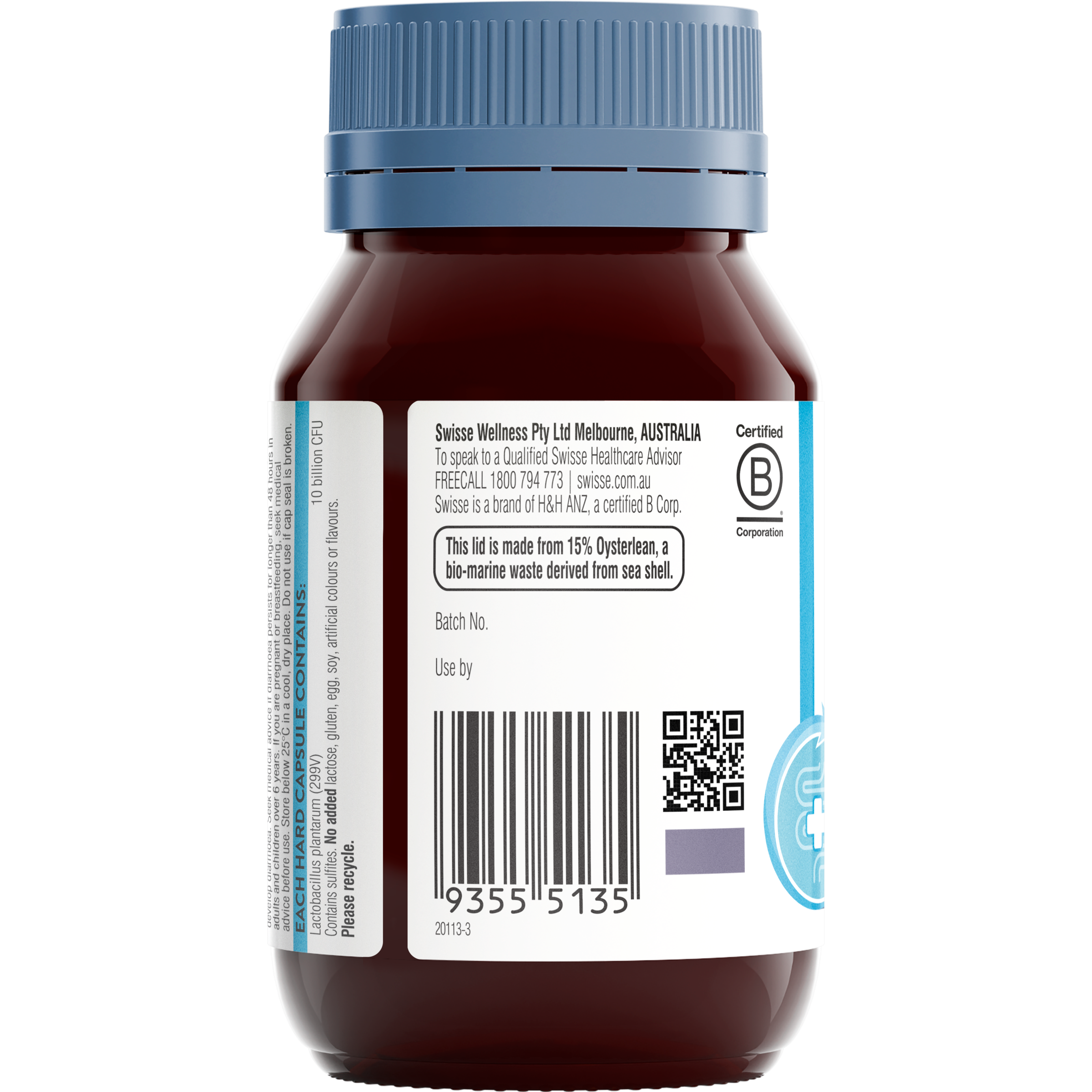 SWISSE ULTIBIOTIC DAILY IBS PROBIOTIC 30 CAPSULES - Image 4