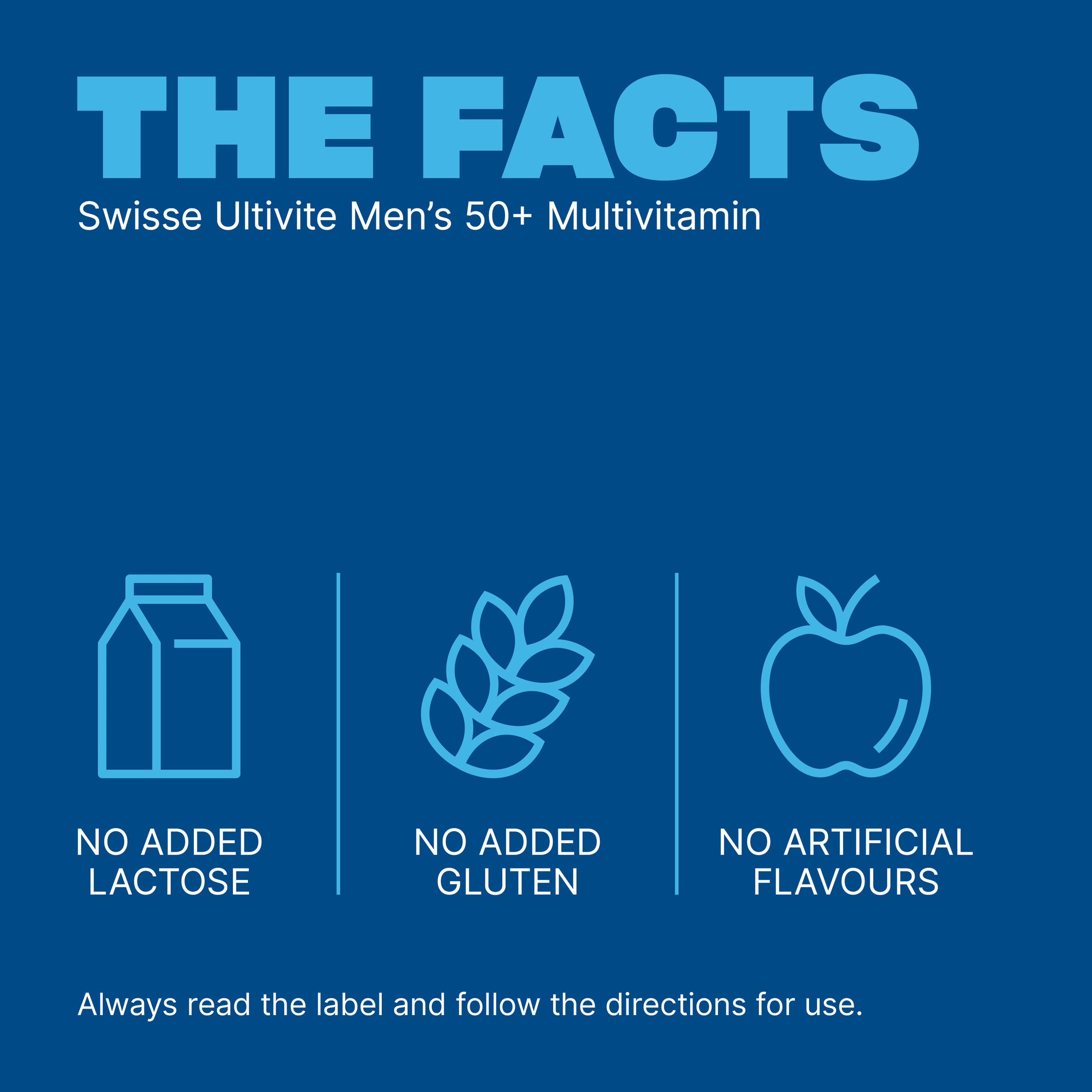 SWISSE ULTIVITE MENS 50+ MULTIVITAMIN TABLETS 60 - Image 6