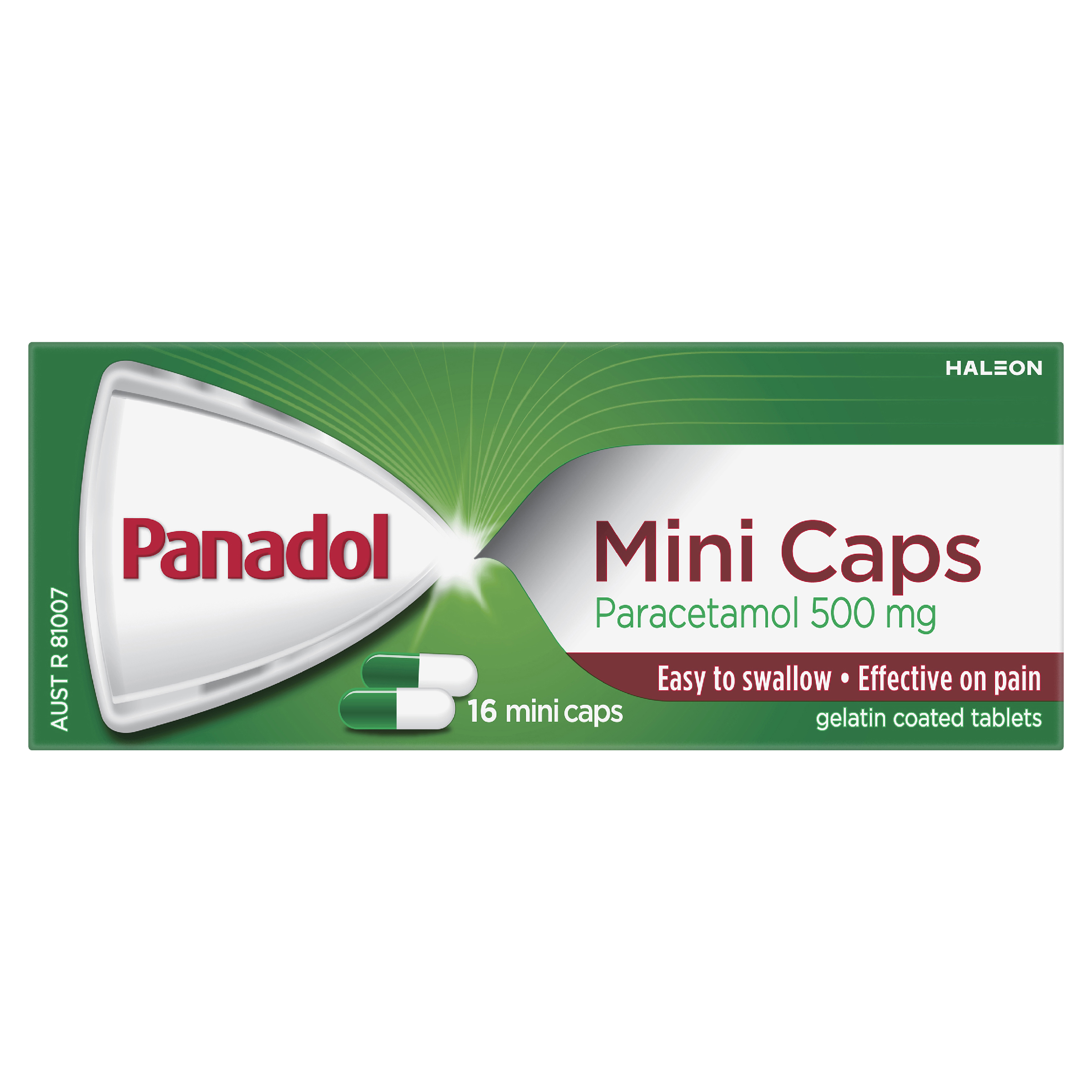 PANADOL 500MG 16 MINI CAPSULES - Image 2