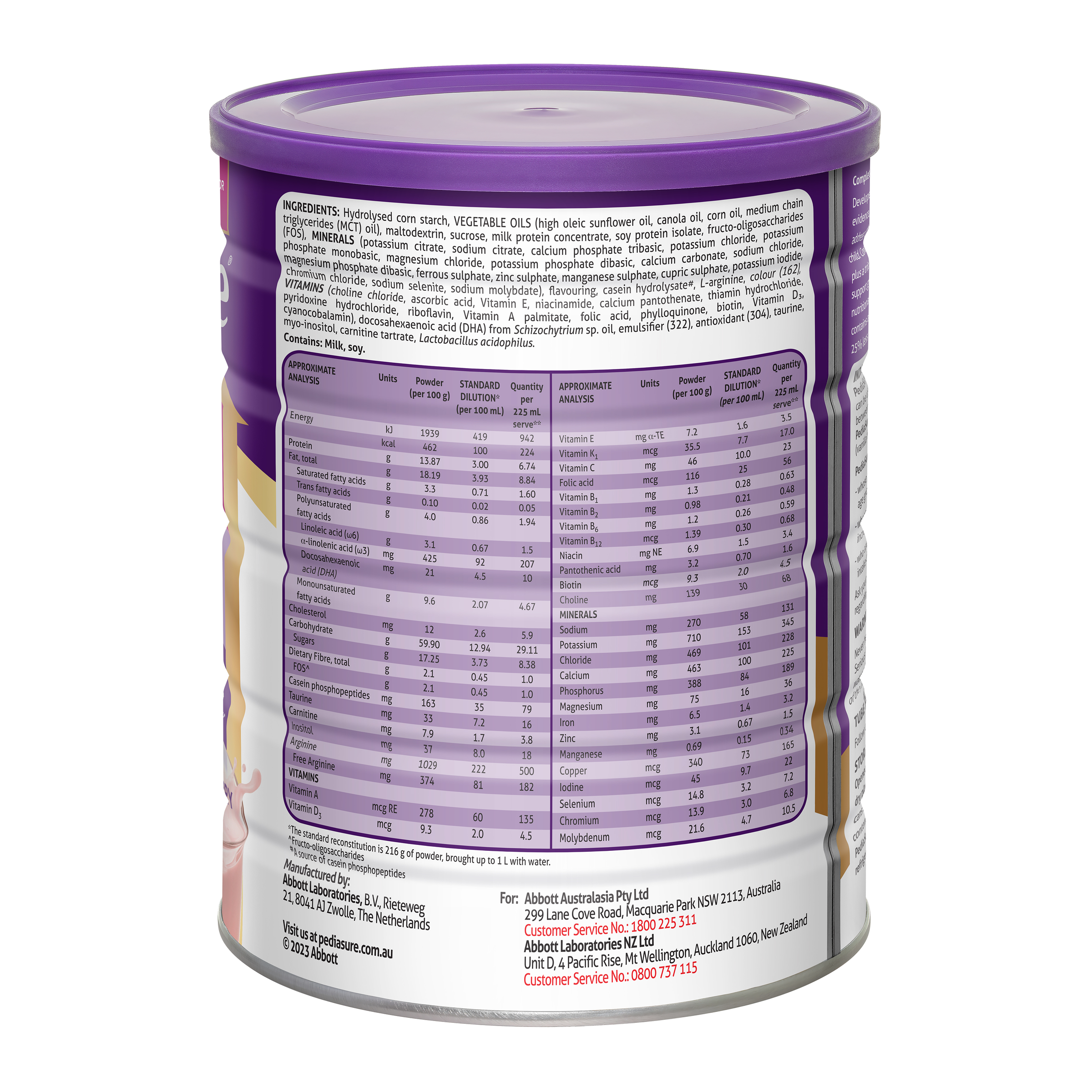 PEDIASURE STRAWBERRY POWDER 850G - Image 4