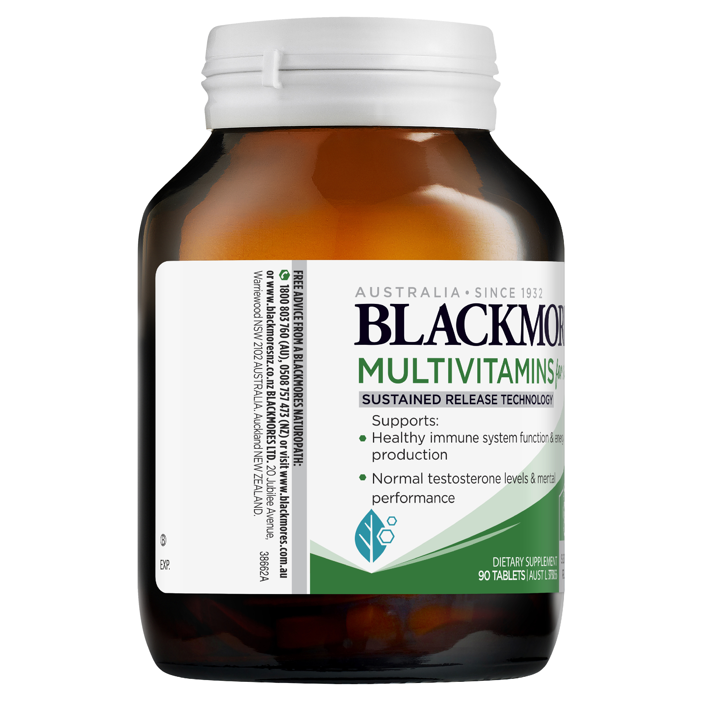 BLACKMORES MULTIVITAMIN FOR MEN 90 TABLETS - Image 2
