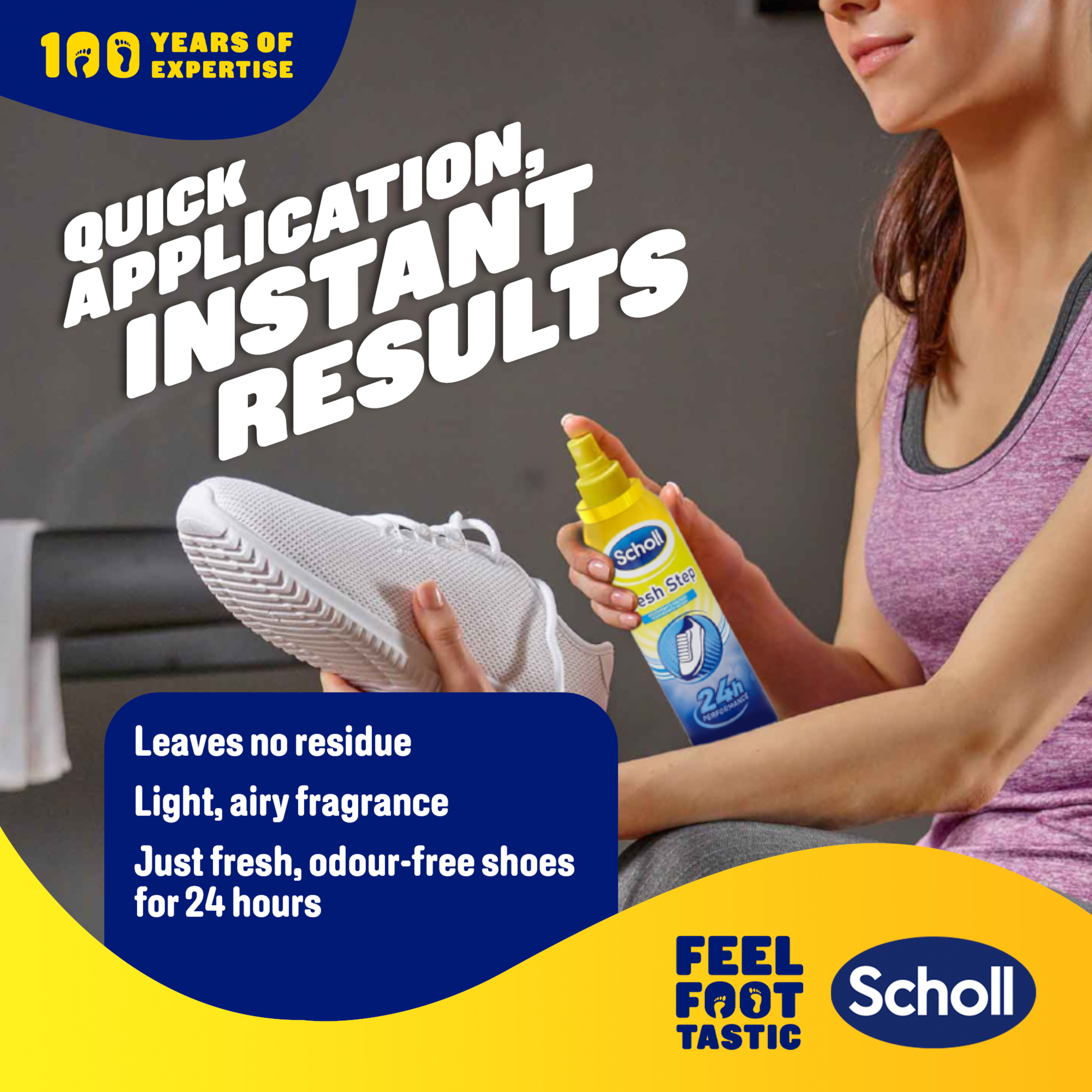 SCHOLL FRESH STEP SHOE SPRAY 100G - Image 3