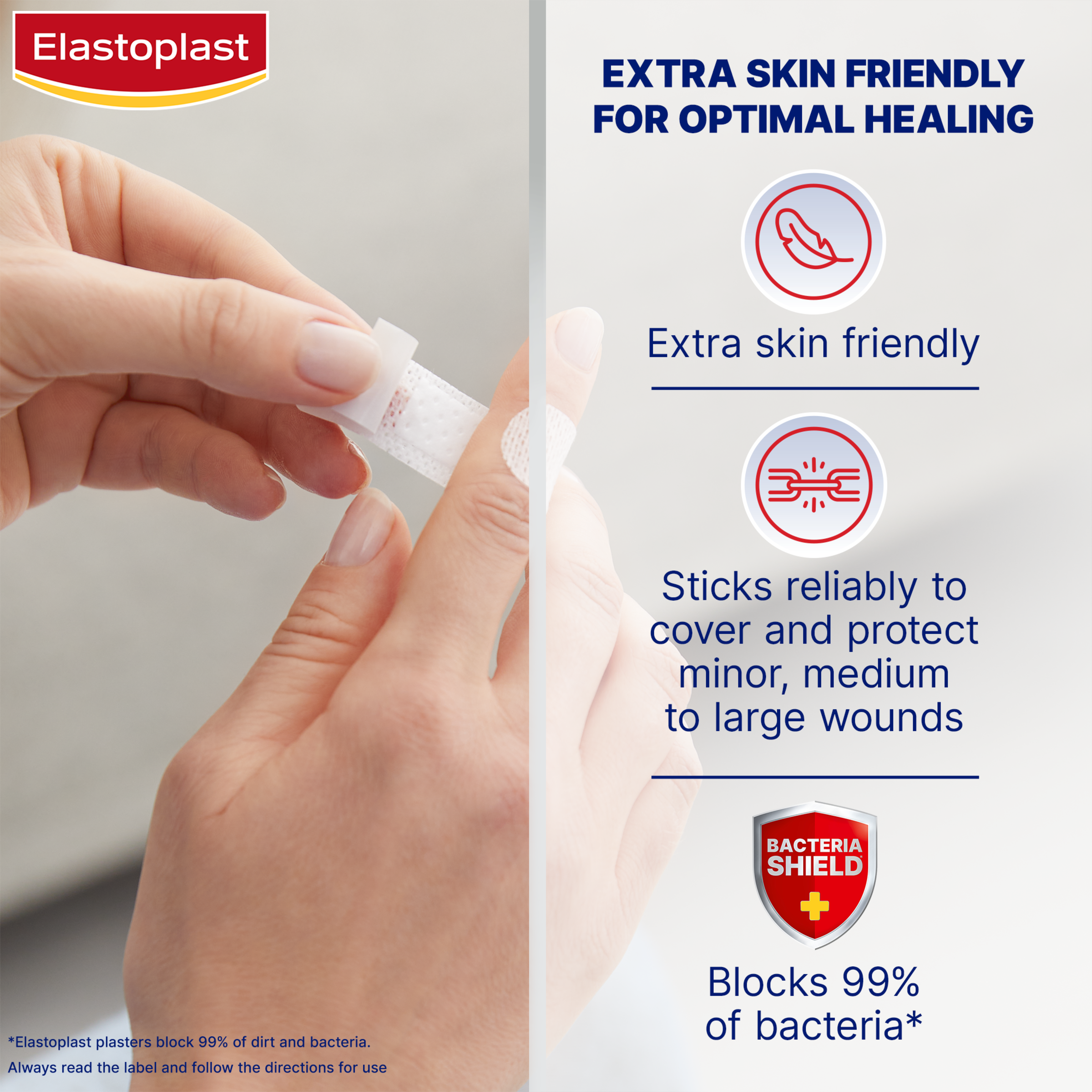 ELASTOPLAST SENSITIVE STRIPS ASSORTED 40 PACK - Image 4