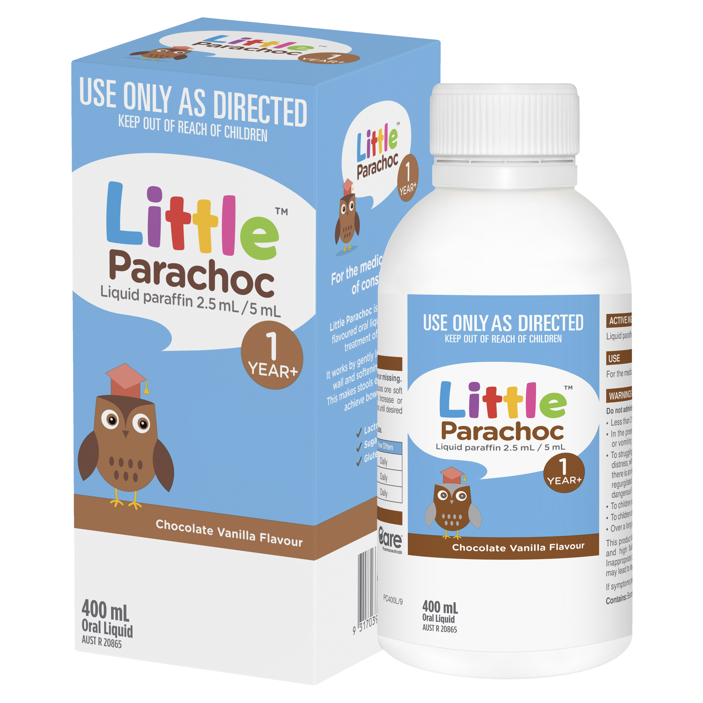 PARACHOC CHOCOLATE VANILLA LIQUID 400ML - Image 9