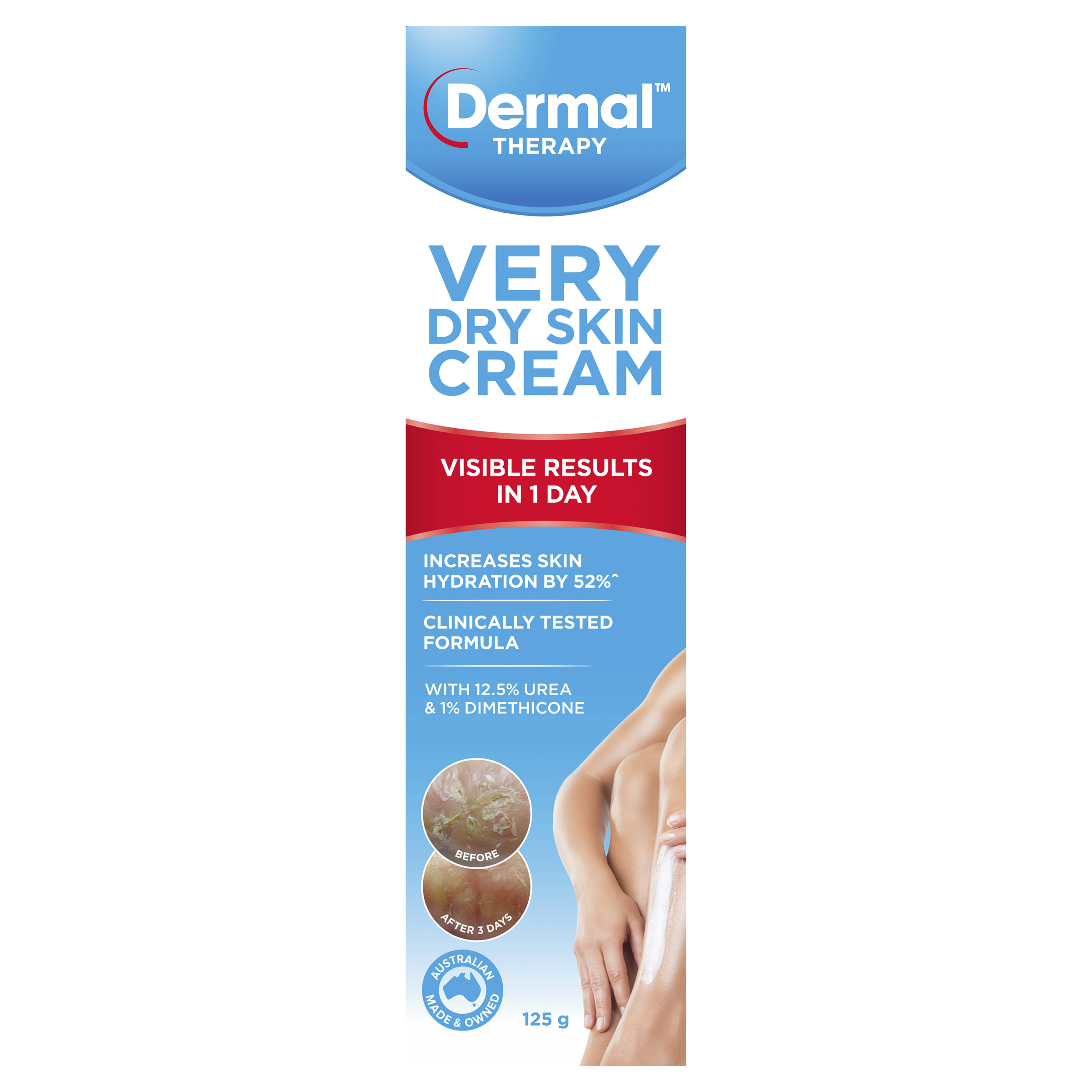 DERMAL THERAPY VERY DRY SKIN CREAM 125G - Image 2