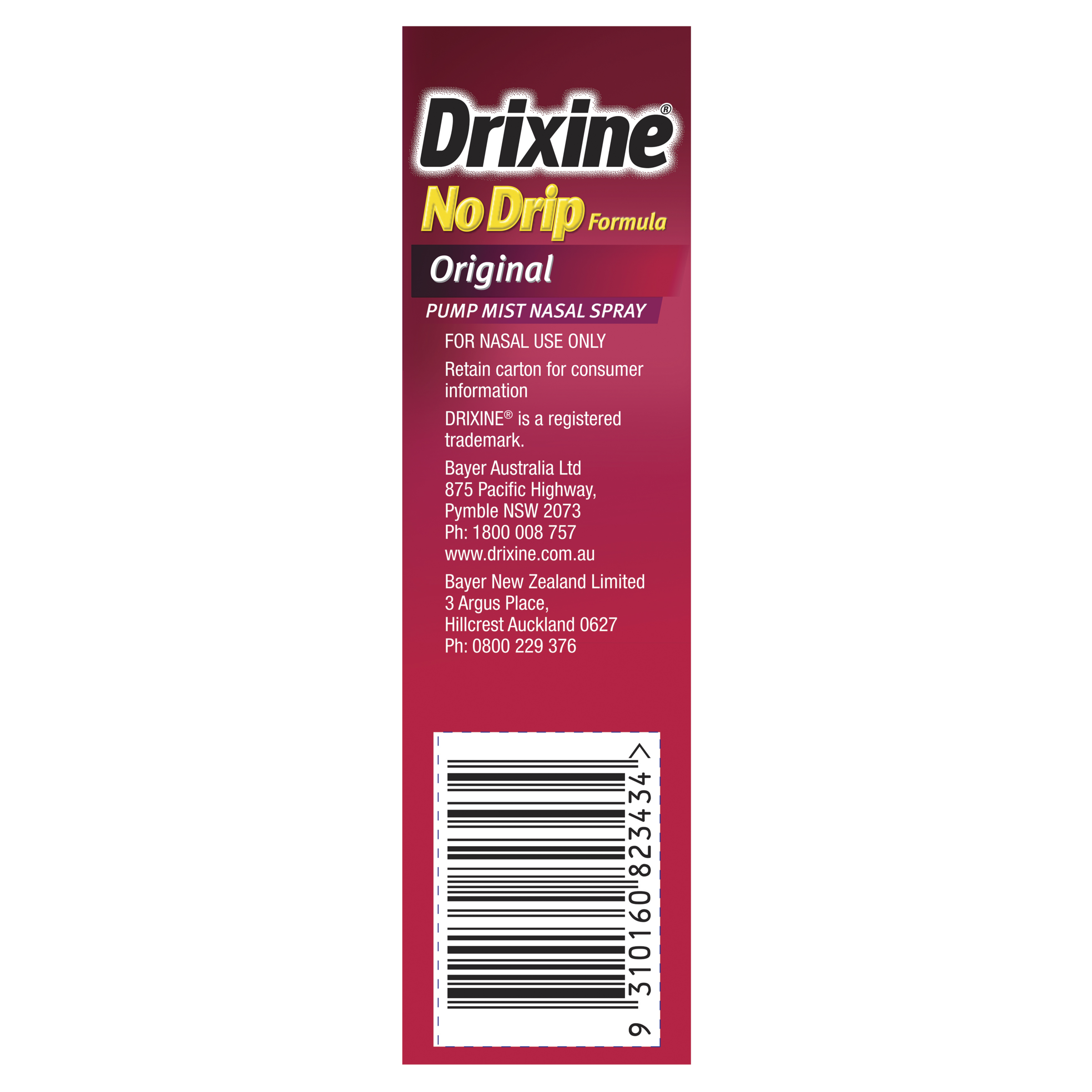 DRIXINE NO DRIP NASAL SPRAY 15ML - Image 3