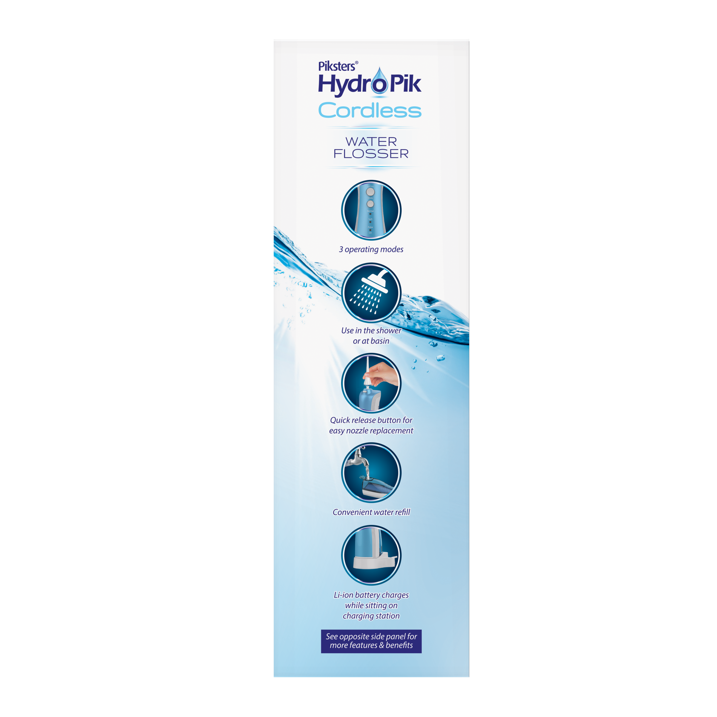 PIKSTERS HYDROPIK WATER FLOSSER CORDLESS - Image 6
