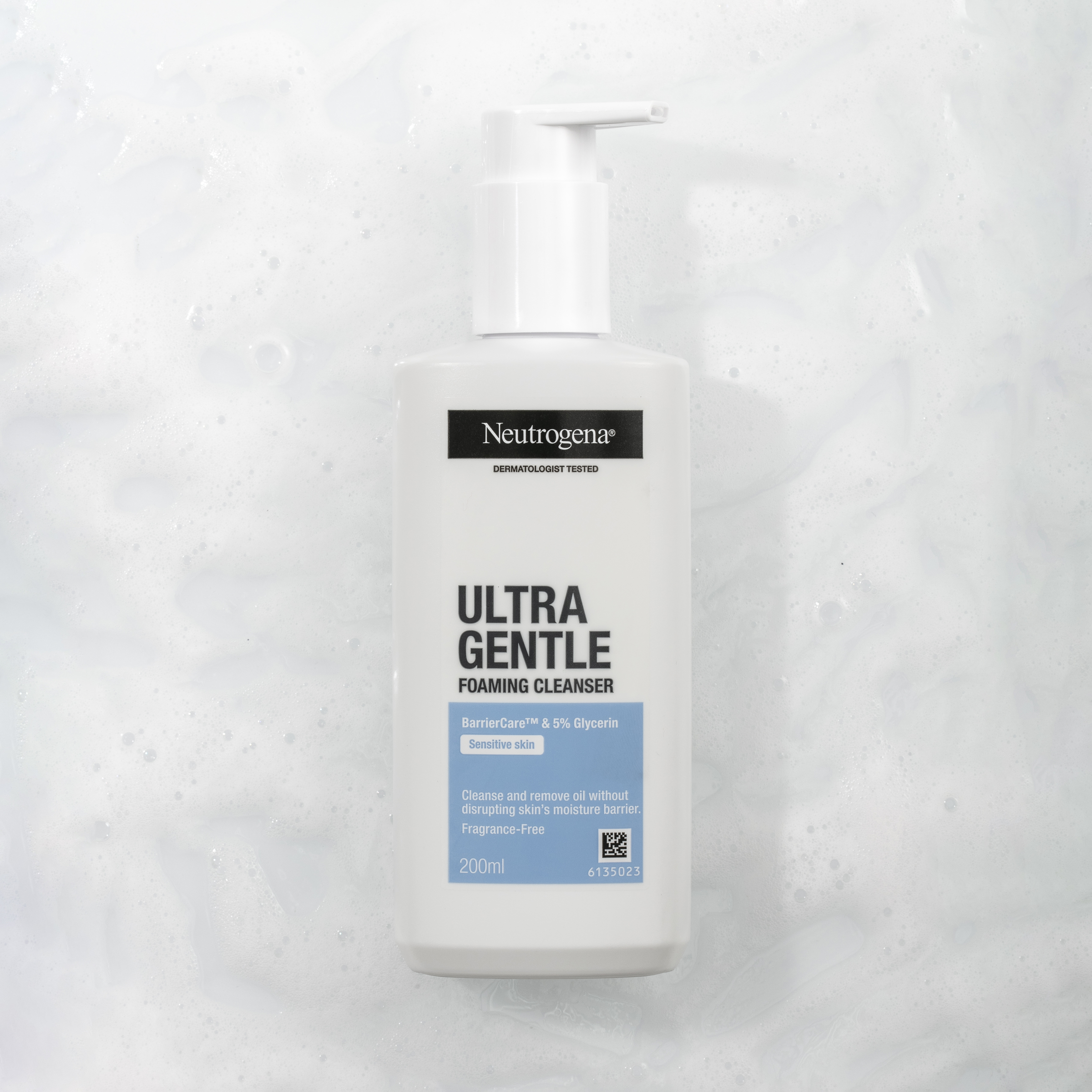 NEUTROGENA ULTRA GENTLE FOAMING CLEANSER 200ML - Image 6