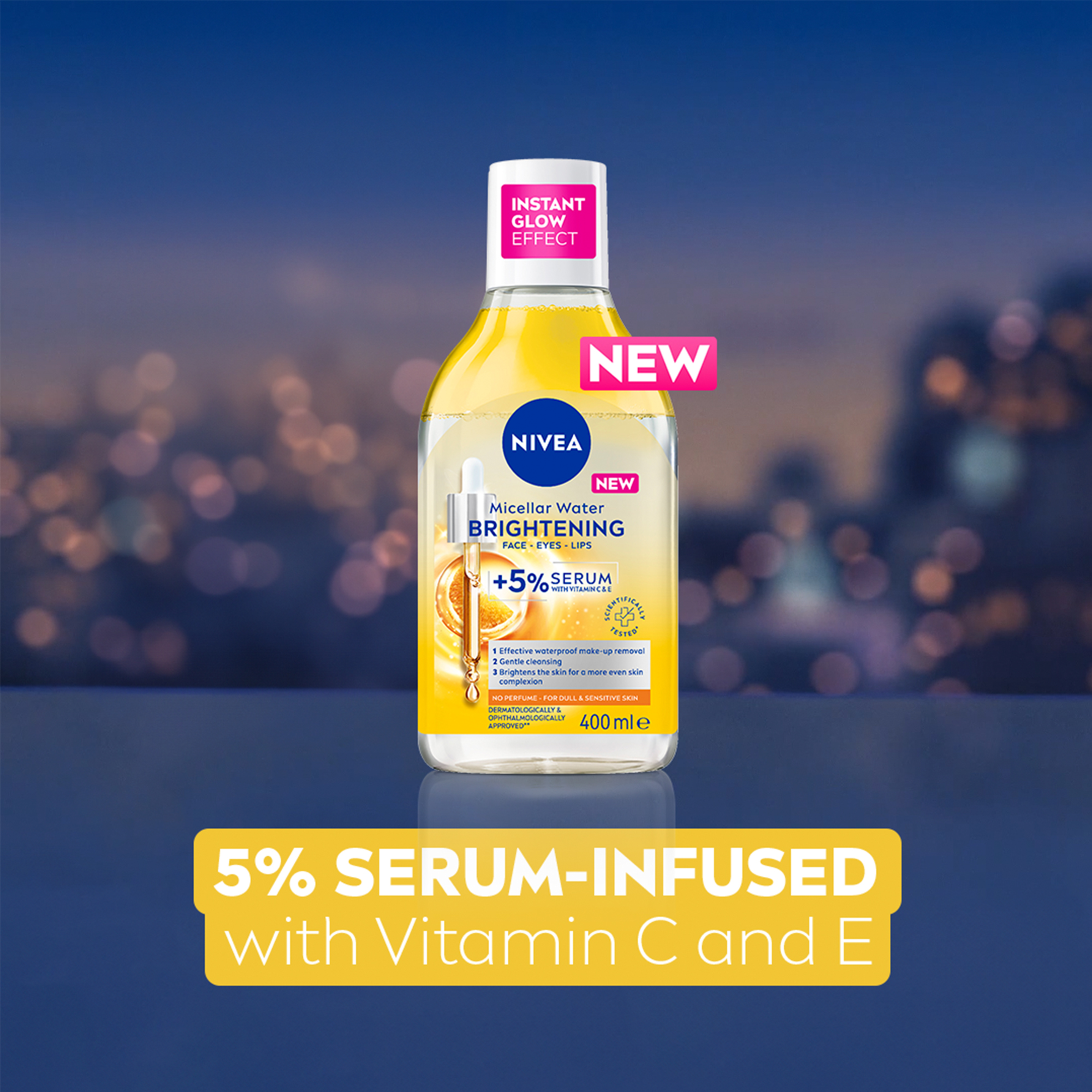 NIVEA MICELLAR WATER BRIGHT SERUM 400ML - Image 4
