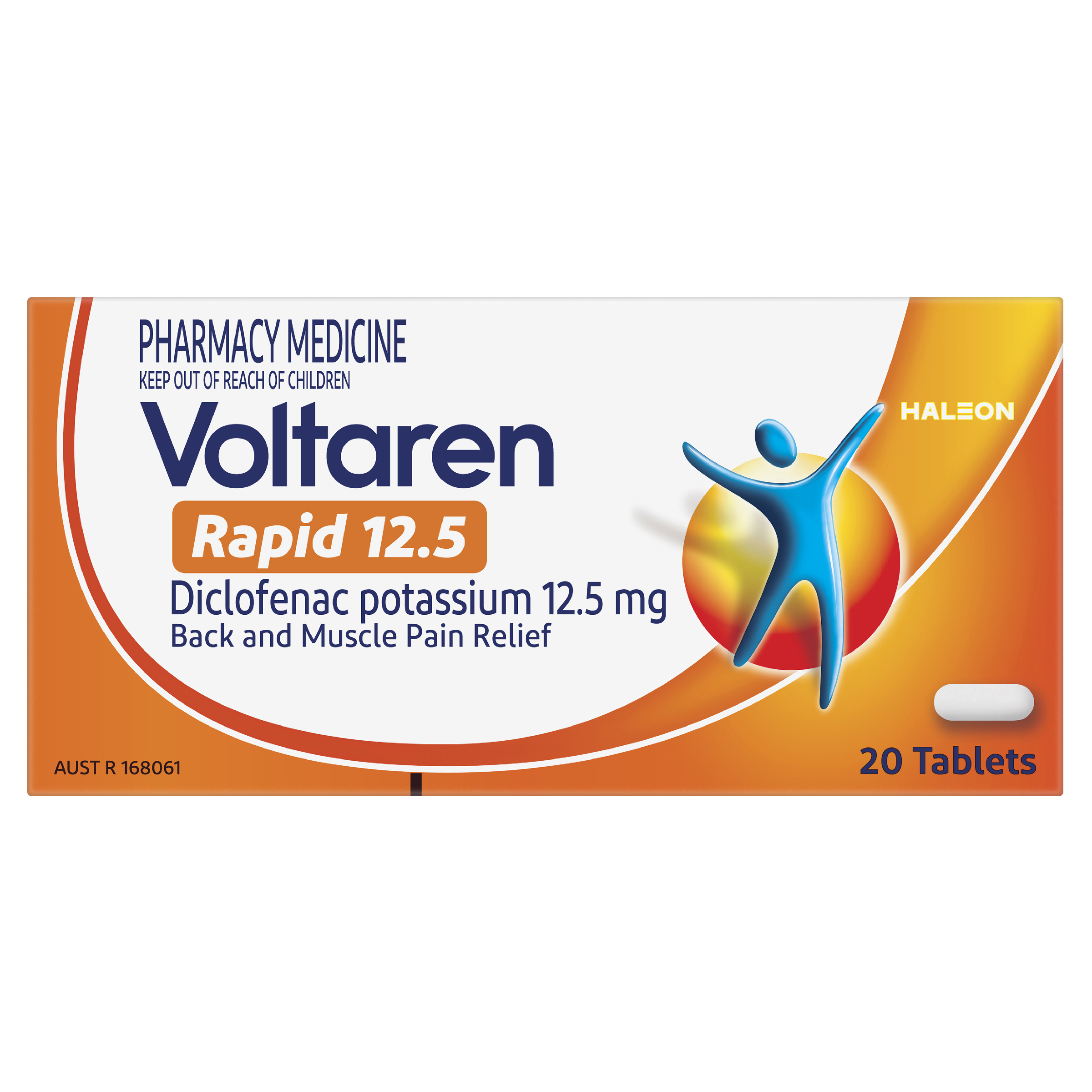 VOLTAREN RAPID 12.5 TABLET 20 PACK - Image 2