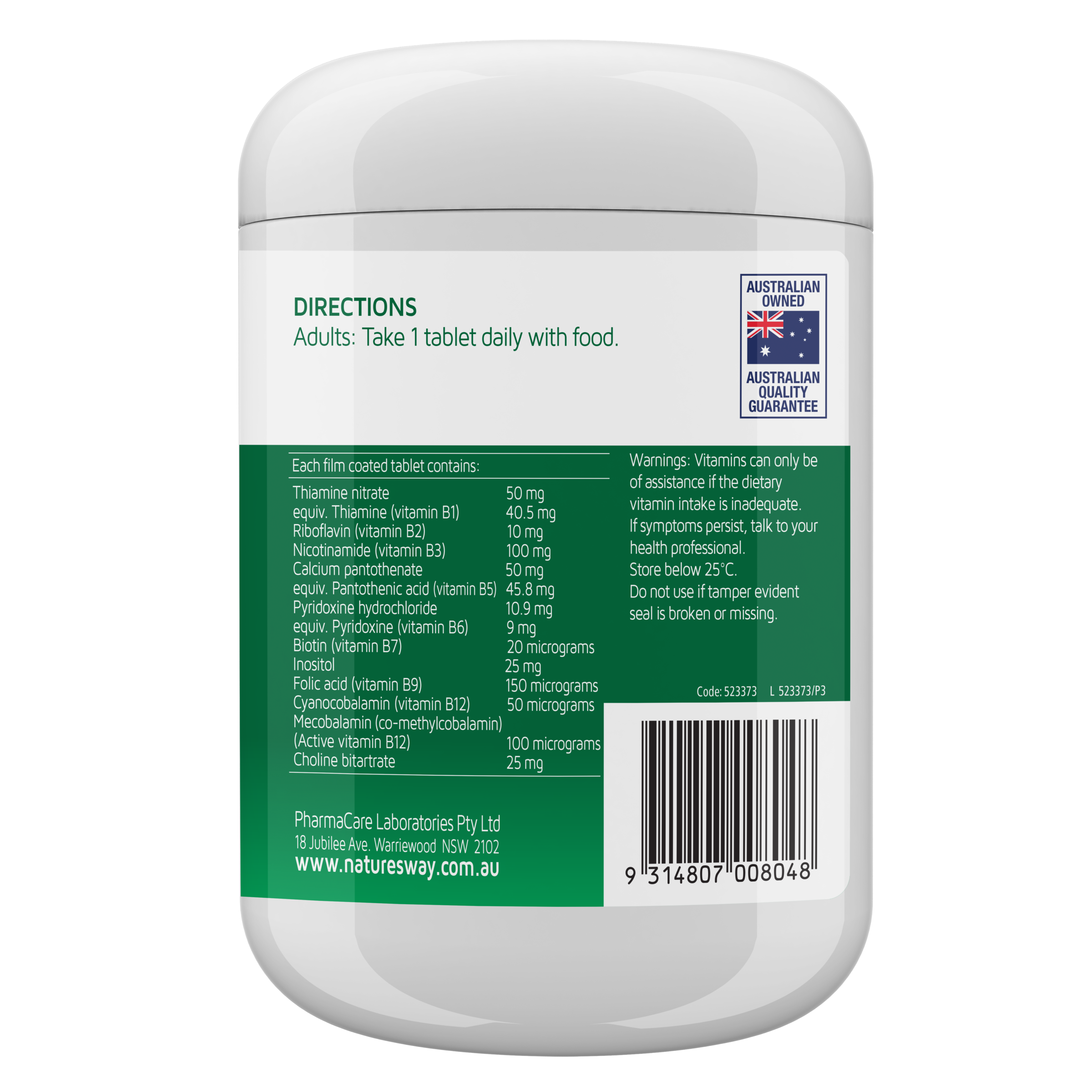 NATURES WAY MEGA B 200 TABLETS - Image 3
