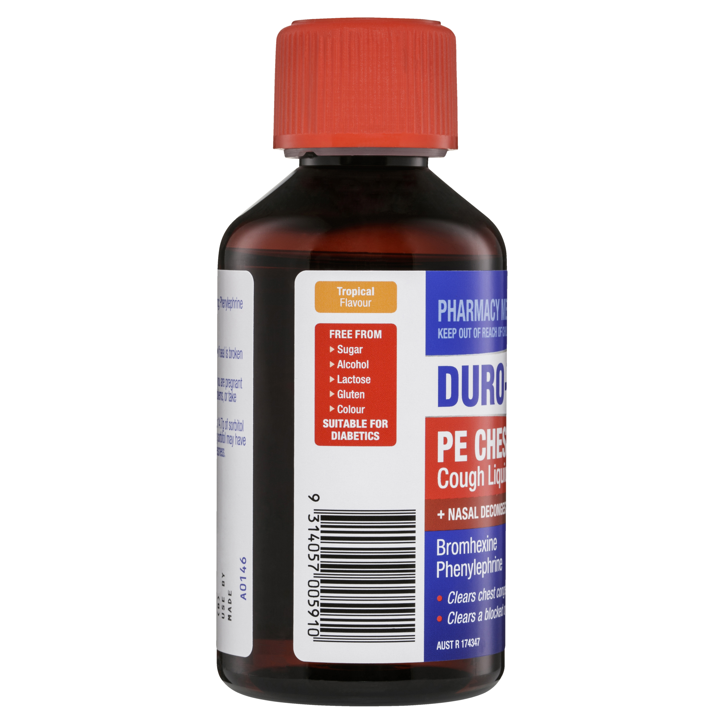 DURO-TUSS PE CHESTY PLUS DECONGESTANT LIQUID 200ML - Image 2