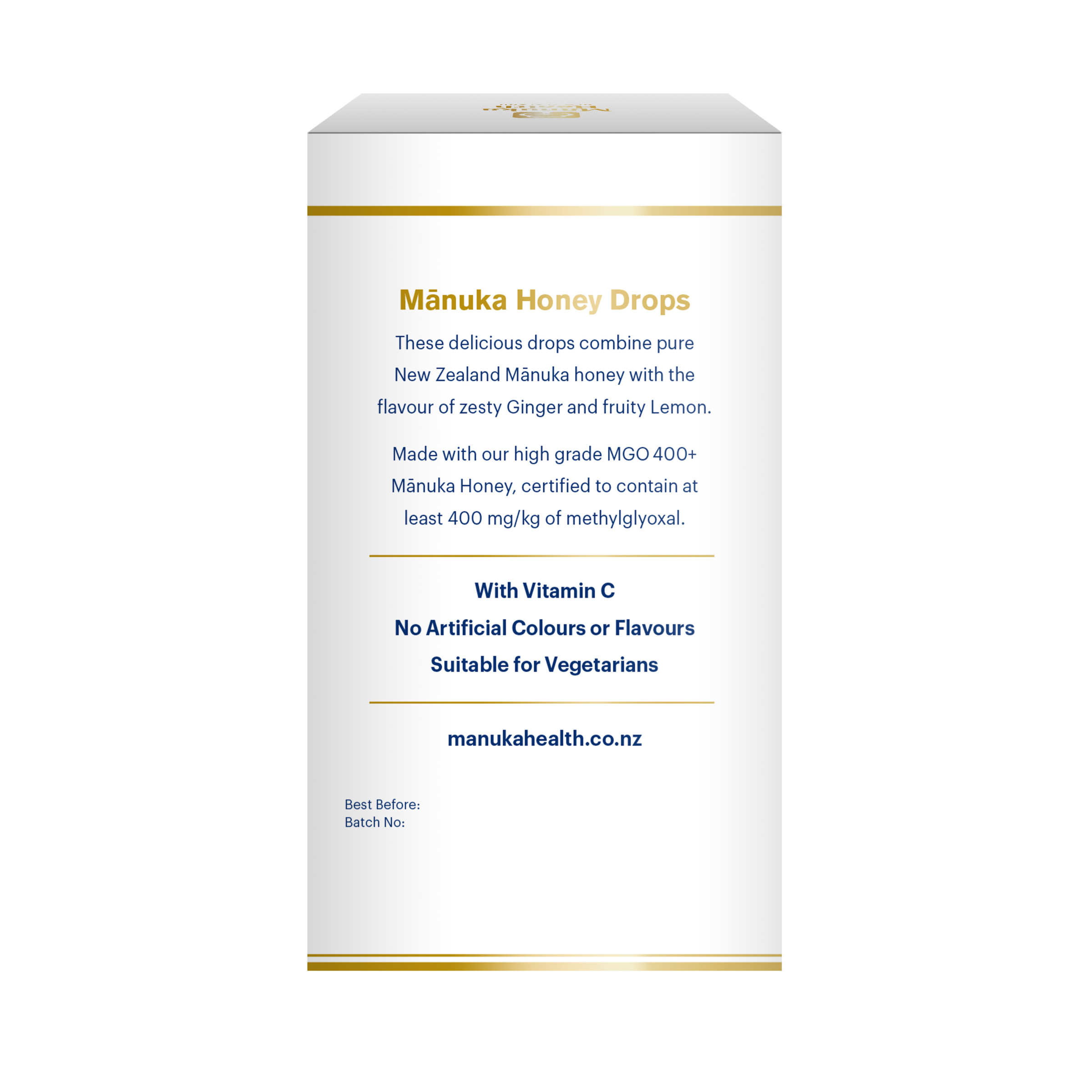 MANUKA HEALTH NZ MANUKA HONEY DROPS GINGER & LEMON 15 PACK - Image 2