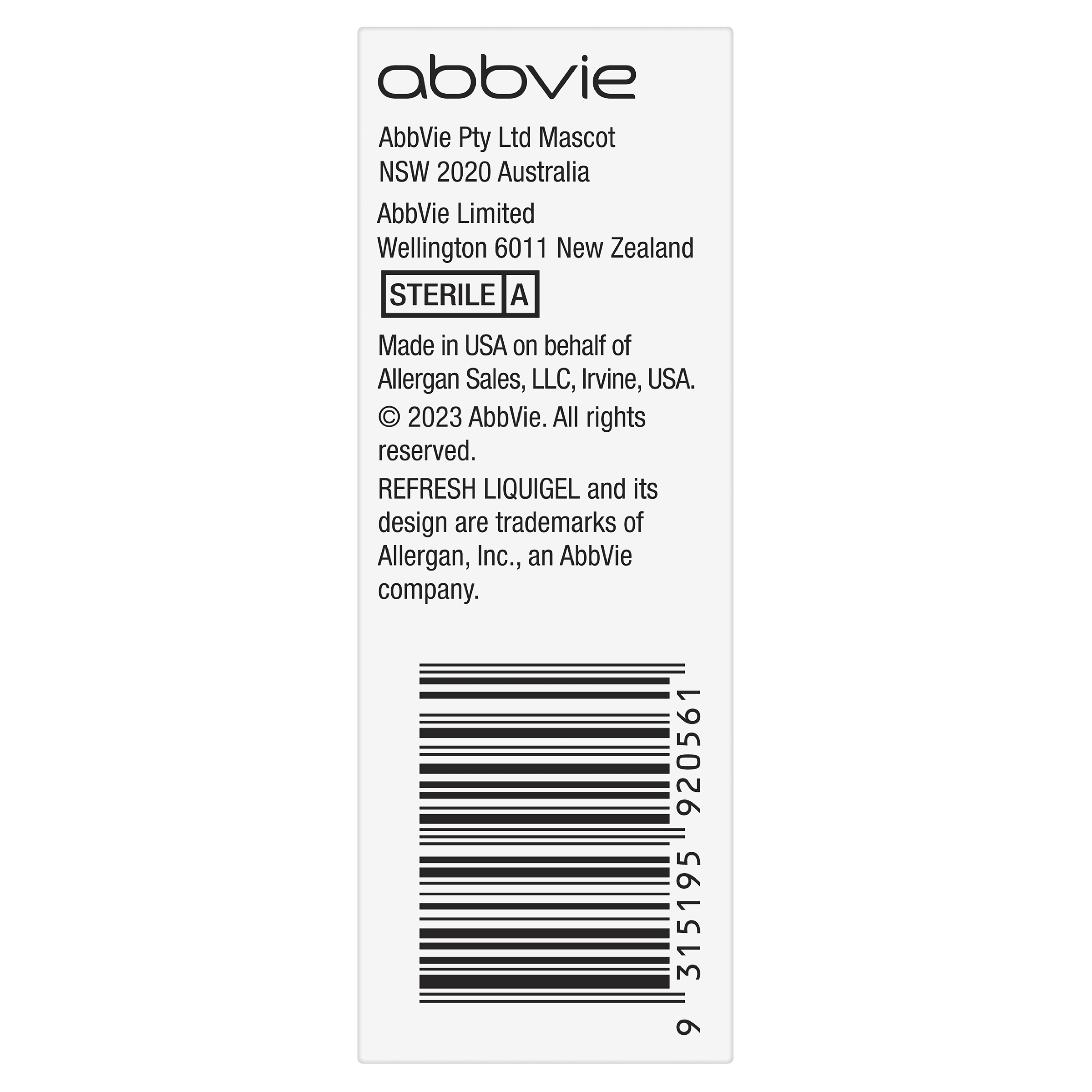 REFRESH LIQUIGEL EYE DROPS 15ML - Image 3