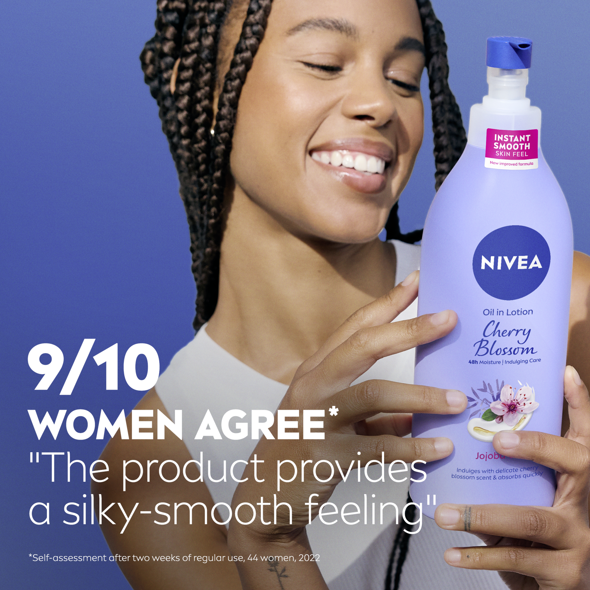 NIVEA CHERRY BLOSSOM & JOJOBA OIL BODY LOTION 400ML - Image 7