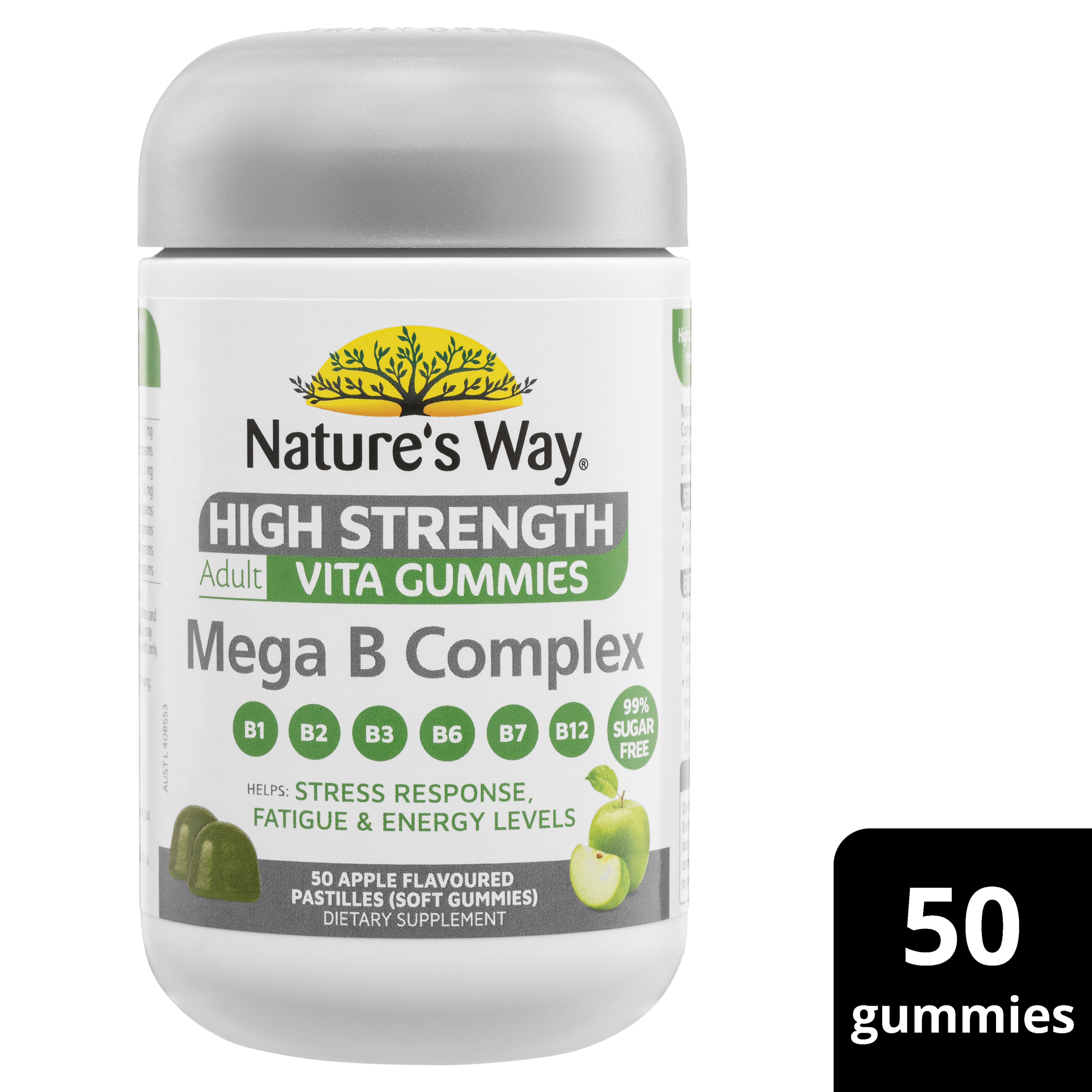 NATURES WAY ADULT VITA GUMMIES MEGA B COMPLEX 50 - Image 3