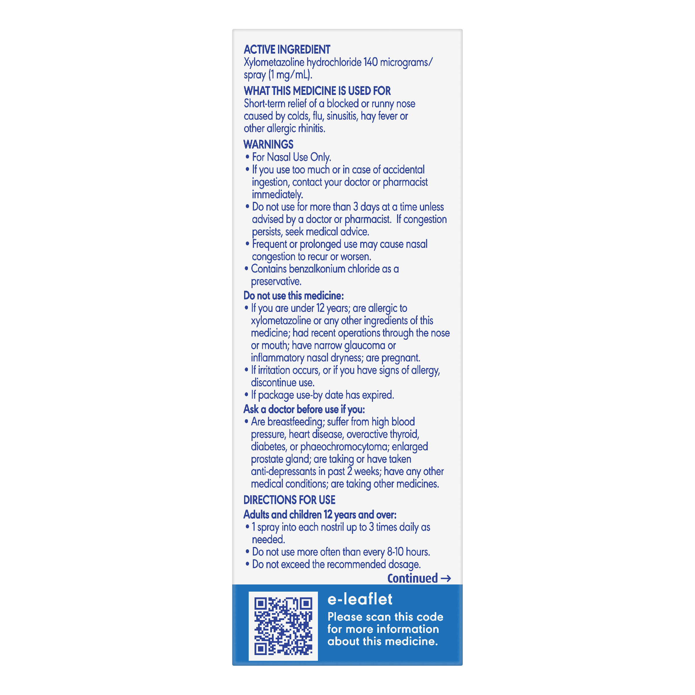 OTRIVIN ADULT METERED DOSE NASAL SPRAY 10ML - Image 4