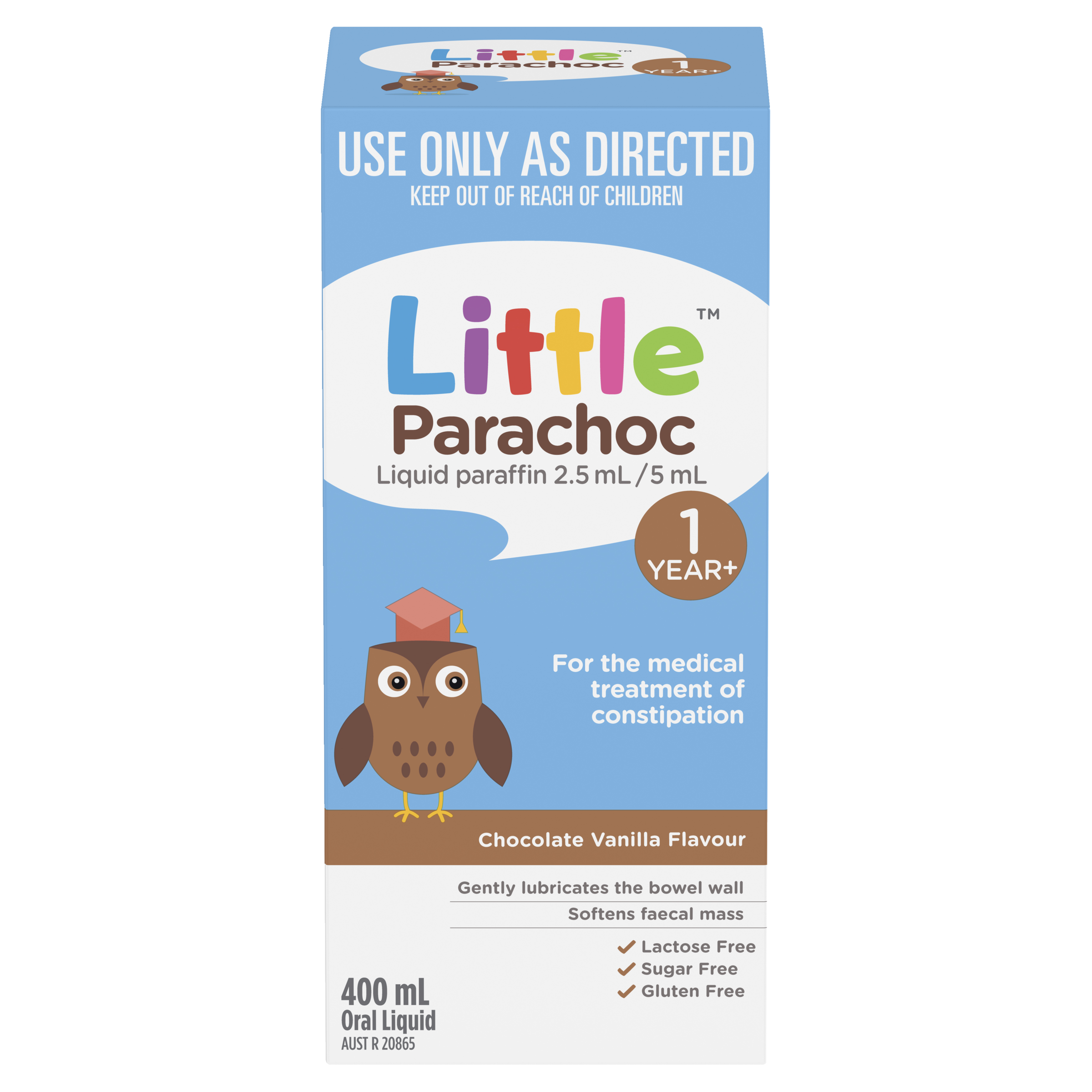 PARACHOC CHOCOLATE VANILLA LIQUID 400ML - Image 2
