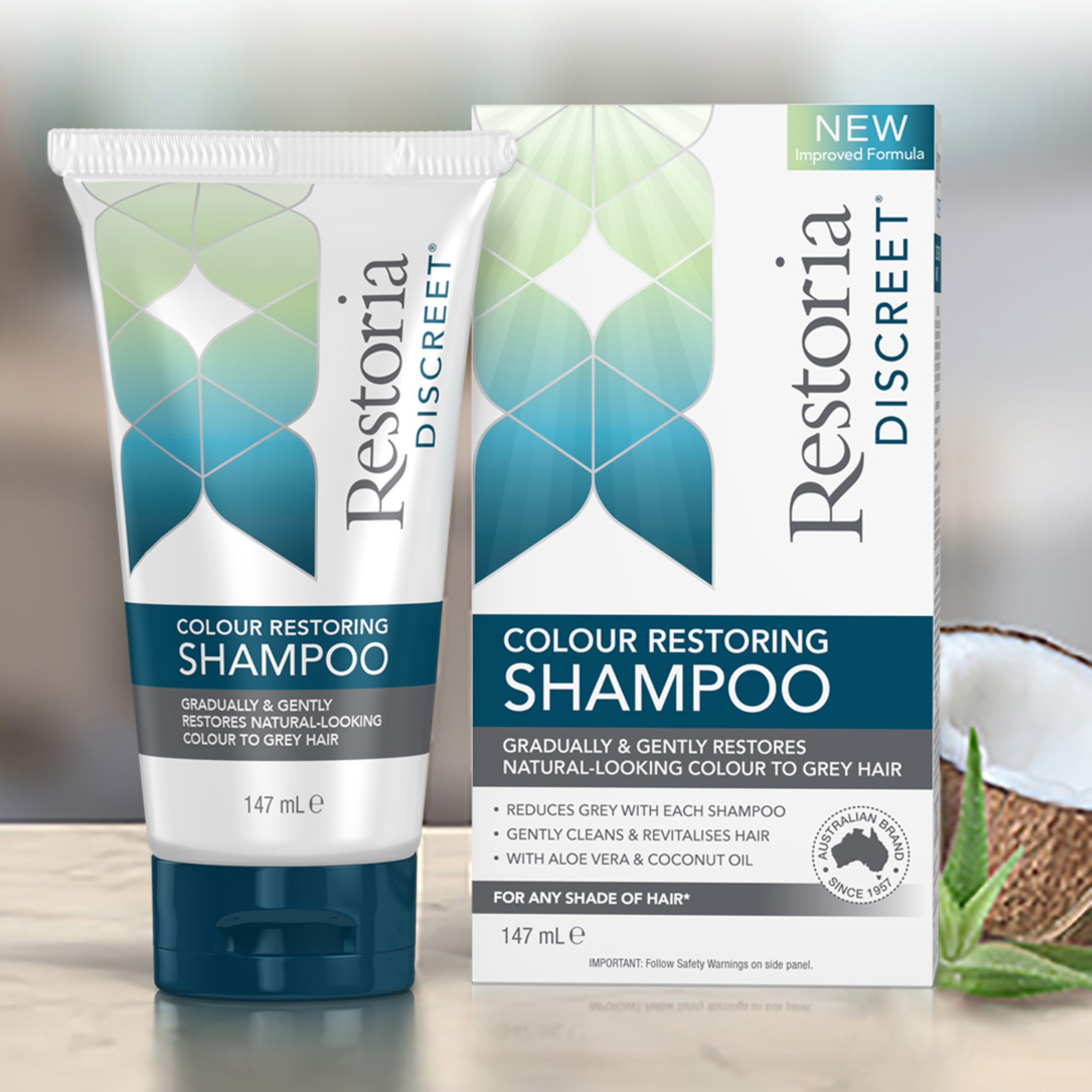 RESTORIA DISCREET COLOUR RESTORING SHAMPOO 147ML - Image 11