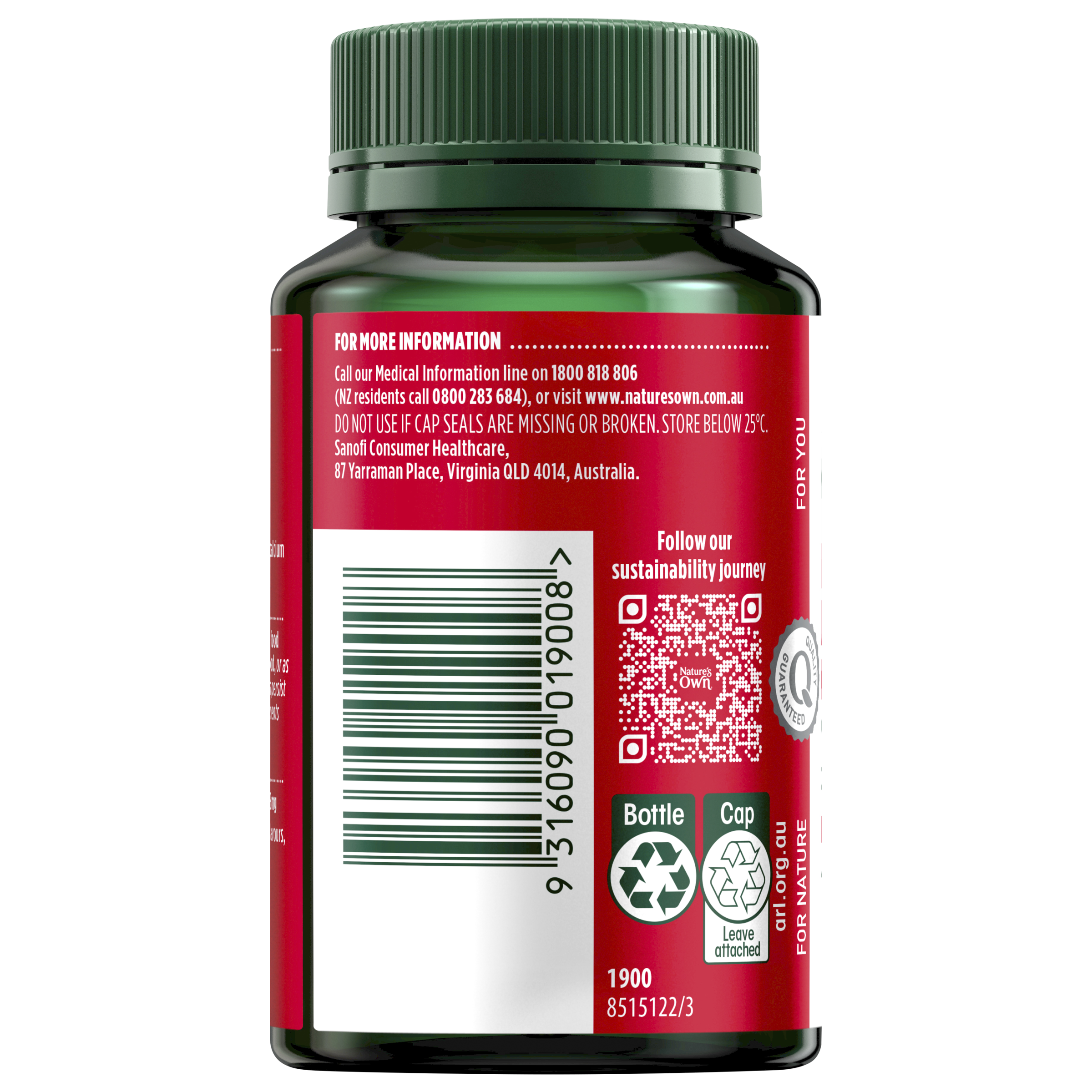 NATURES OWN HIGH STRENGTH MAGNESIUM OROTATE 60 CAPSULES - Image 4