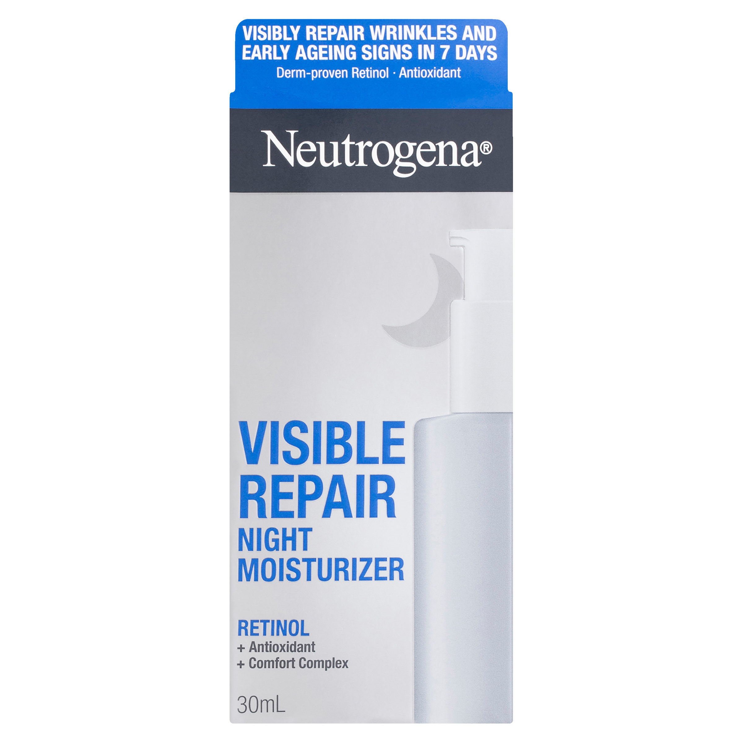 NEUTROGENA VISIBLE REPAIR NIGHT MOISTURISER 30ML - Image 2