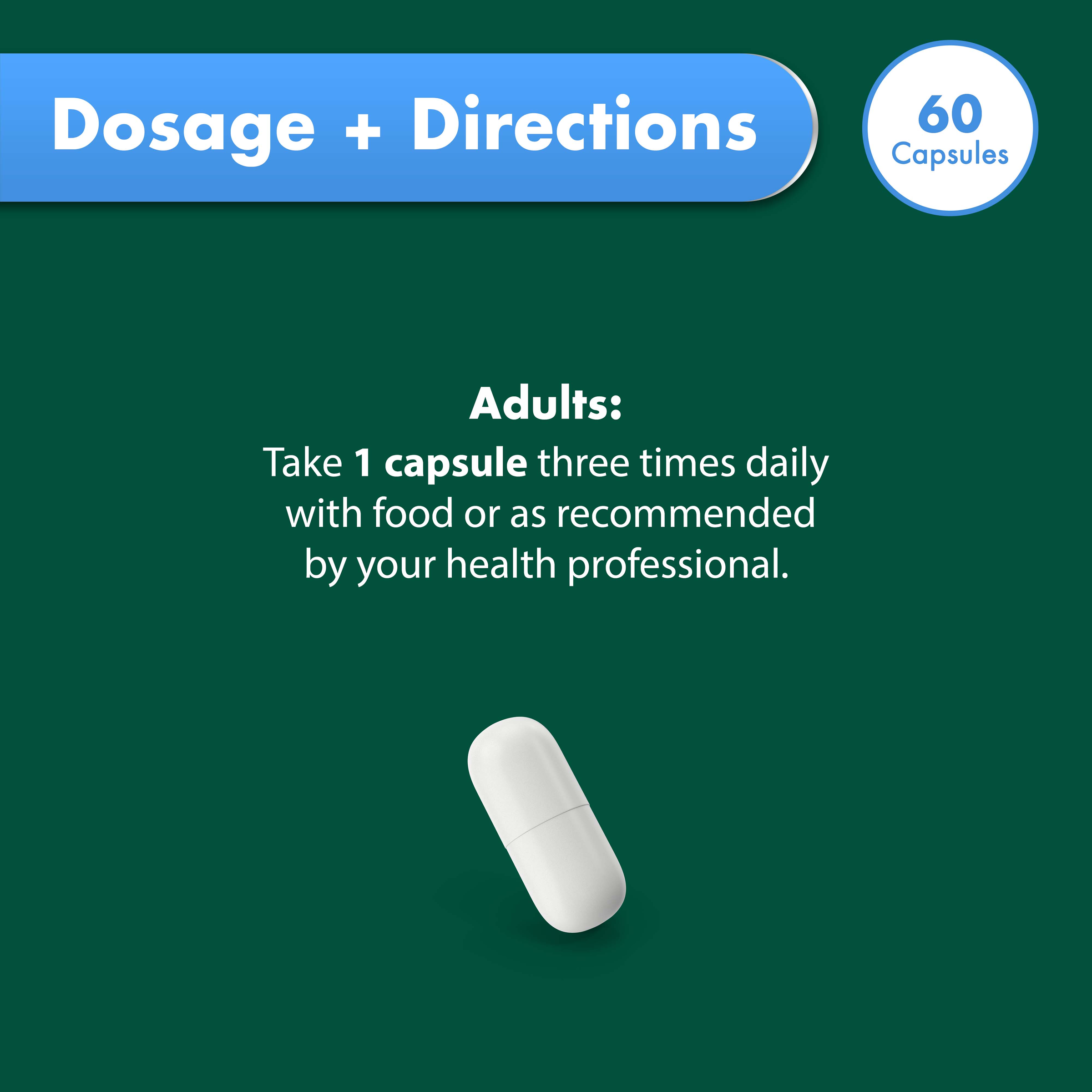 NATURES OWN FENUGREEK 1000MG 60 CAPSULES - Image 5