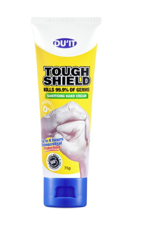DUIT TOUGH SHIELD SANITISING HAND CREAM 75G