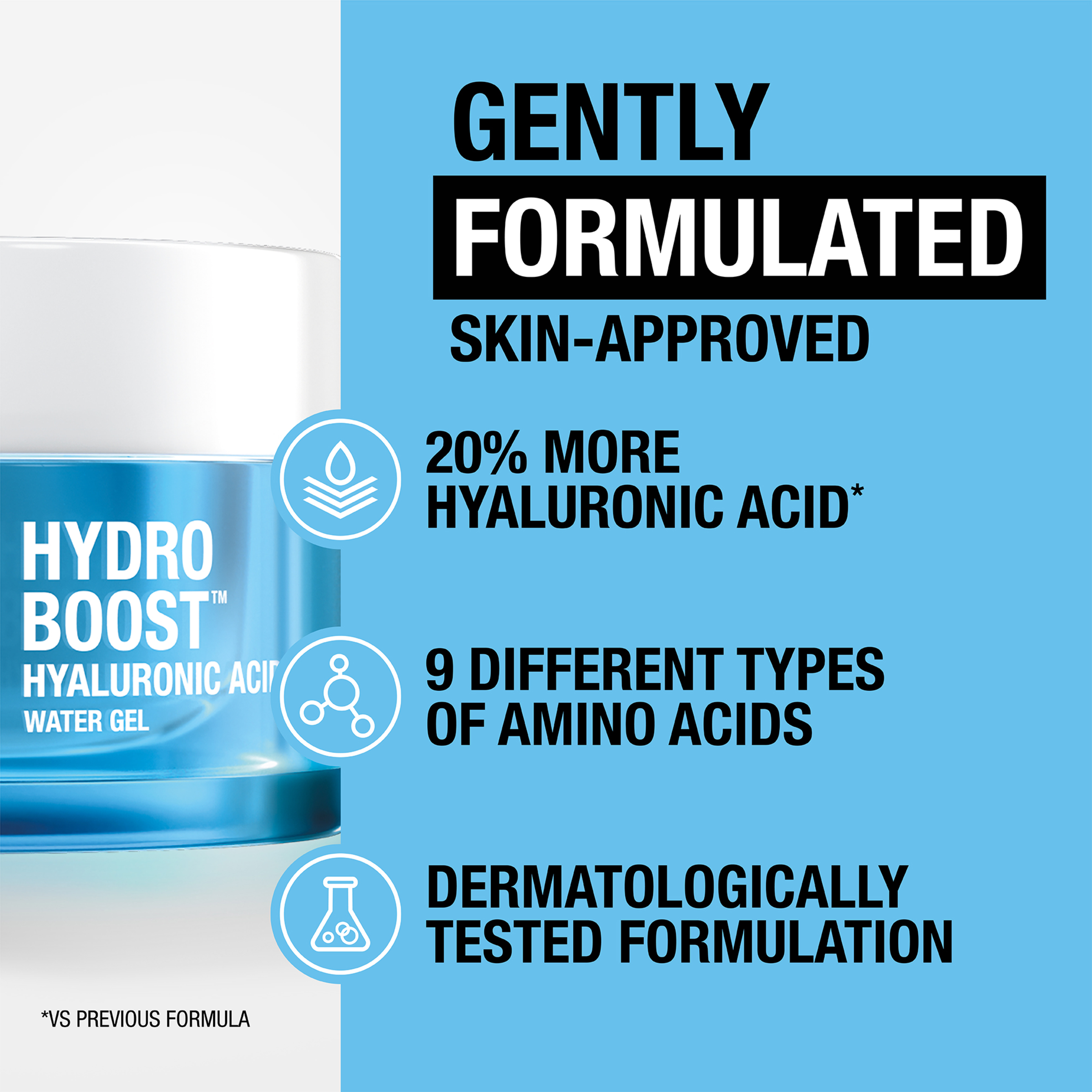 NEUTROGENA HYDRO BOOST HYALURONIC ACID WATER GEL 50ML - Image 10