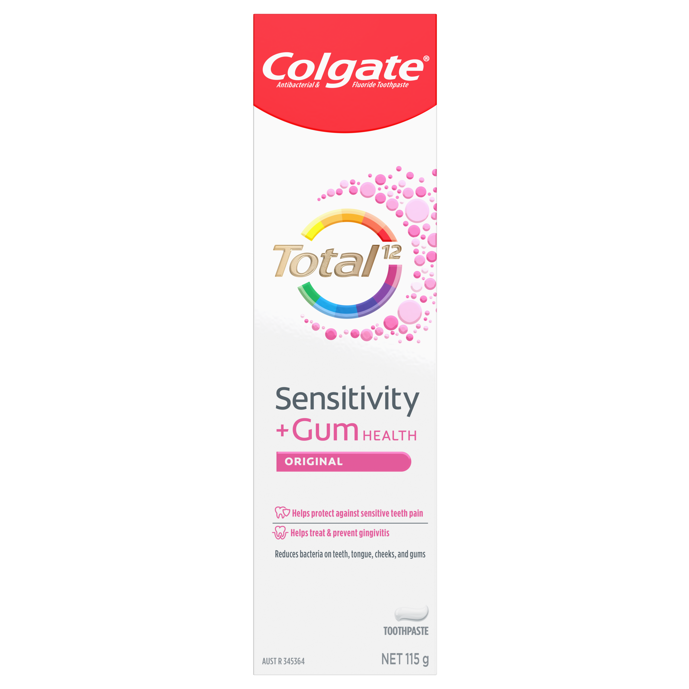 COLGATE TOOTHPASTE TOTAL SENSITIVITY + GUM ORIGINAL 115G - Image 9