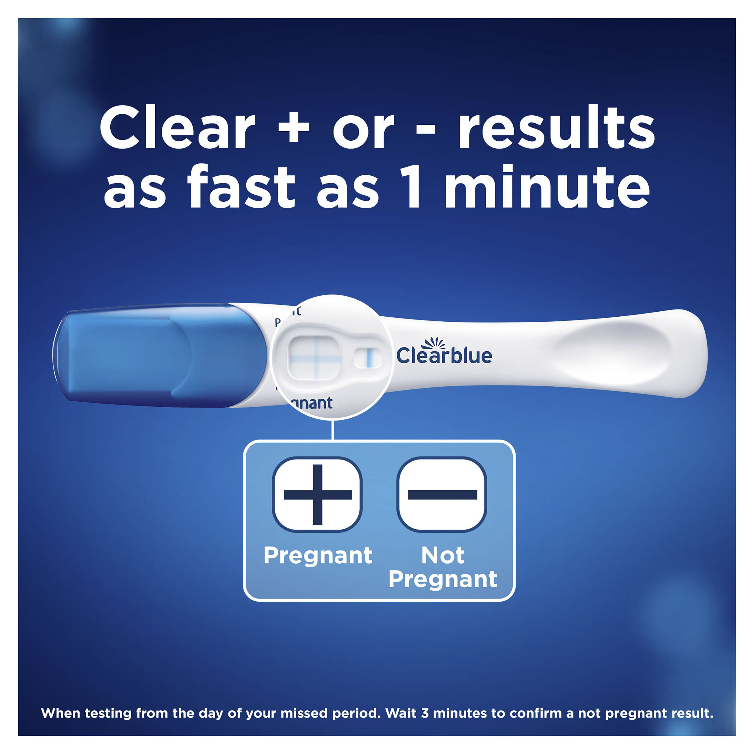 CLEARBLUE VISUAL RAPID PREGNANCY TEST 3 PACK - Image 10