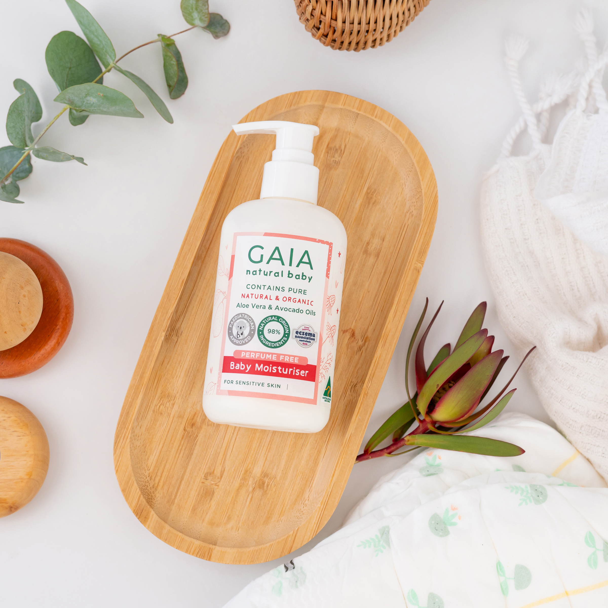 GAIA NATURAL BABY MOISTURISER 500ML - Image 3