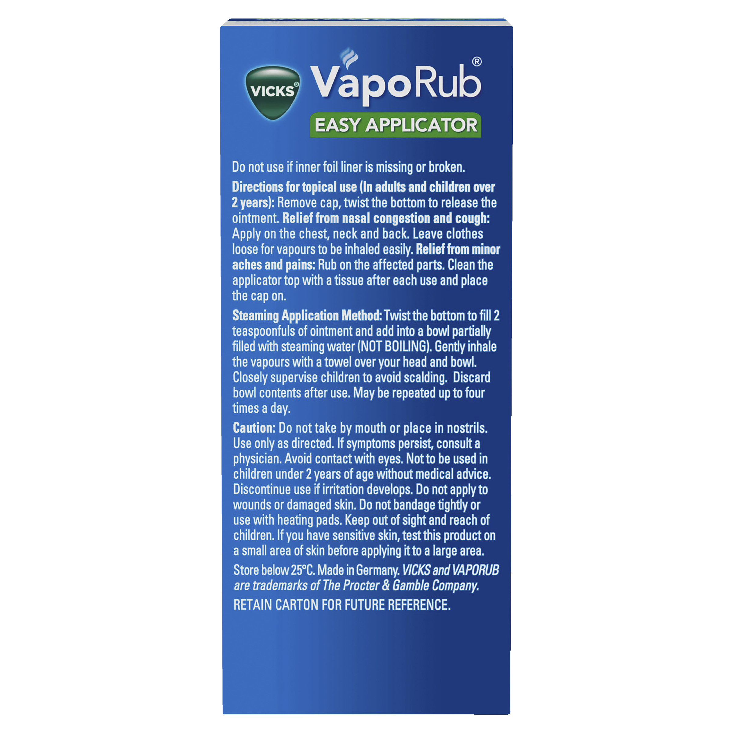 VICKS VAPORUB EASY APPLICATOR 35G - Image 2