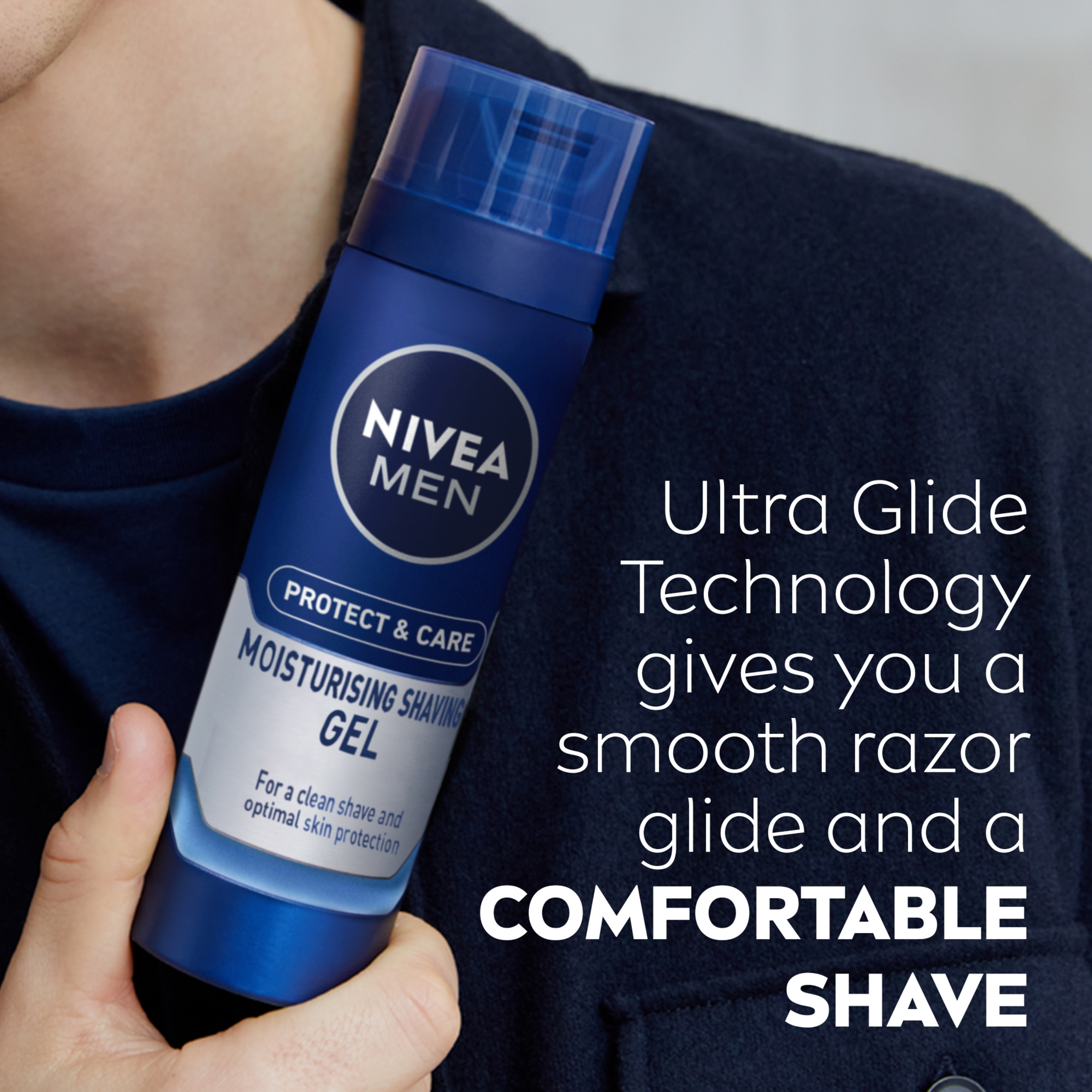 NIVEA MEN SHAVING GEL MOISTURISING 200ML - Image 4