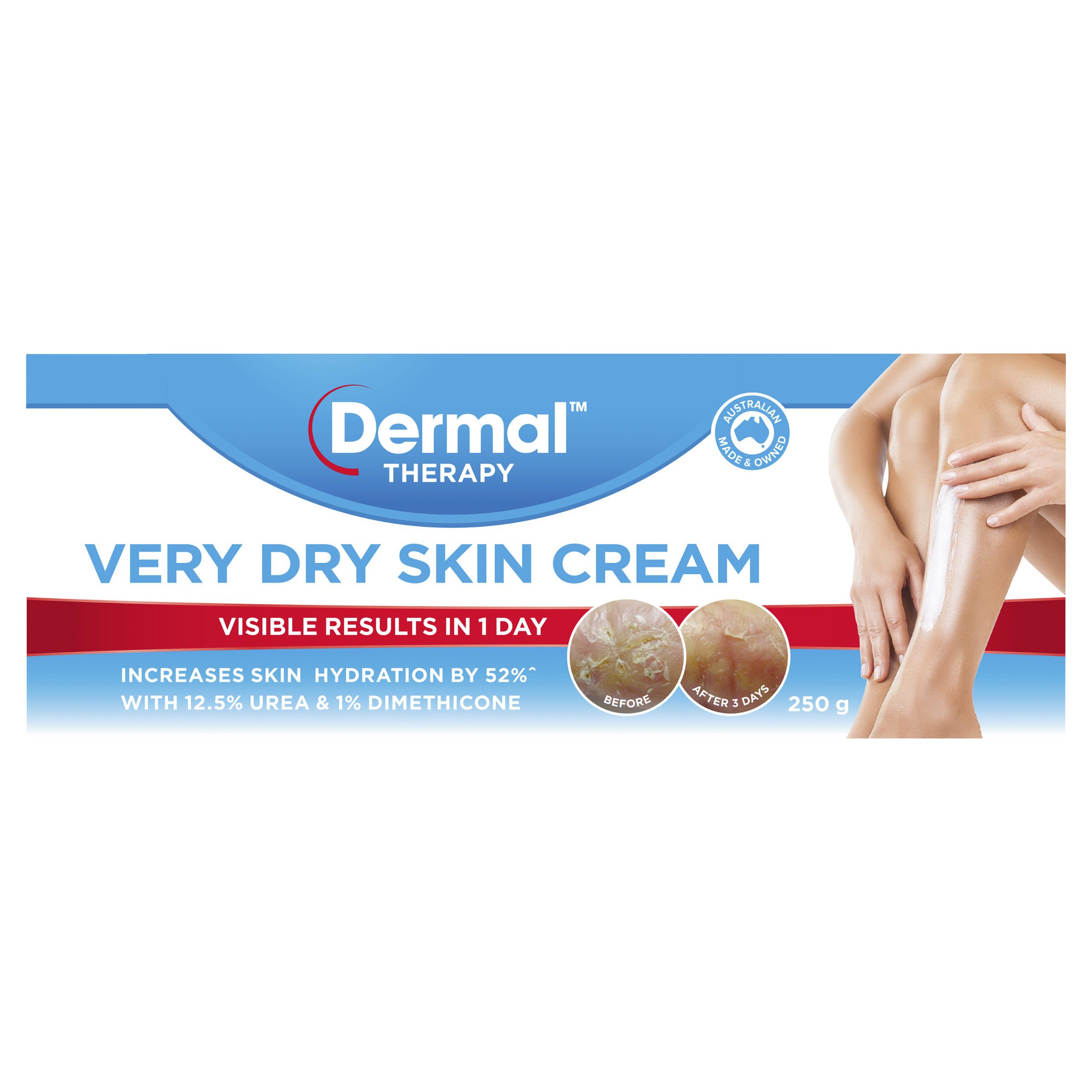 DERMAL THERAPY VERY DRY SKIN CREAM 250G - Image 3