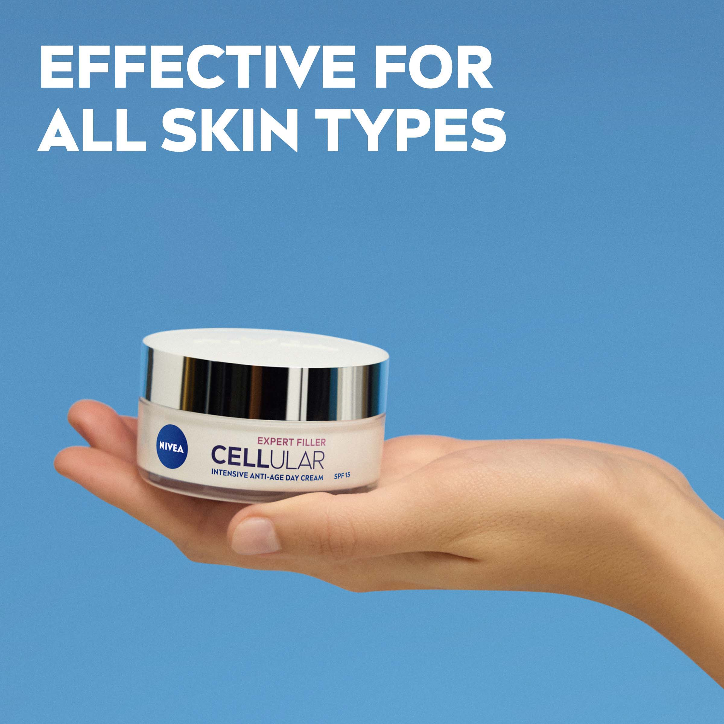 NIVEA CELLULAR EXPERT FILLER ANTI AGE DAY CREAM SPF15 50ML - Image 7