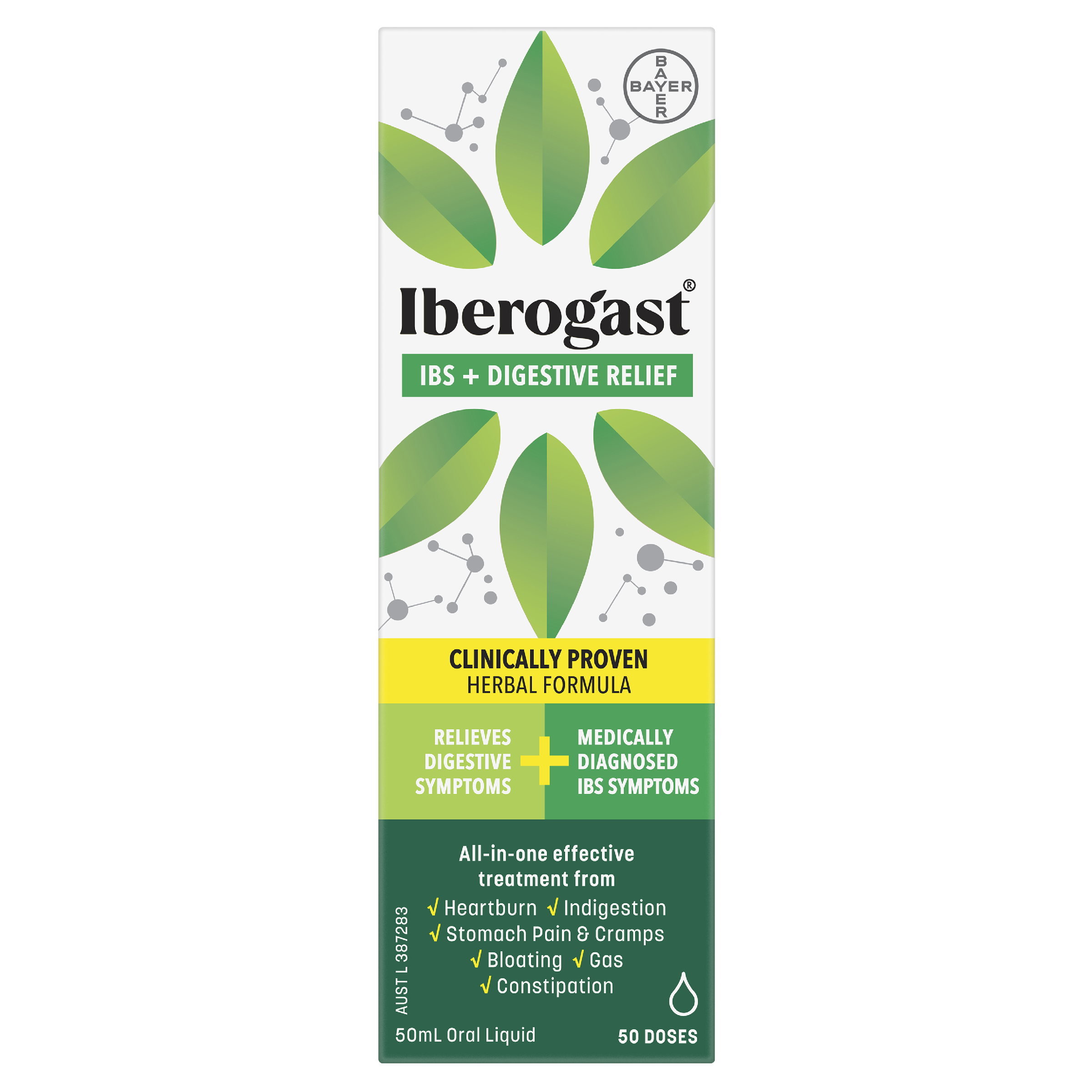 IBEROGAST IBS + DIGESTIVE RELIEF 50ML LIQUID - Image 2