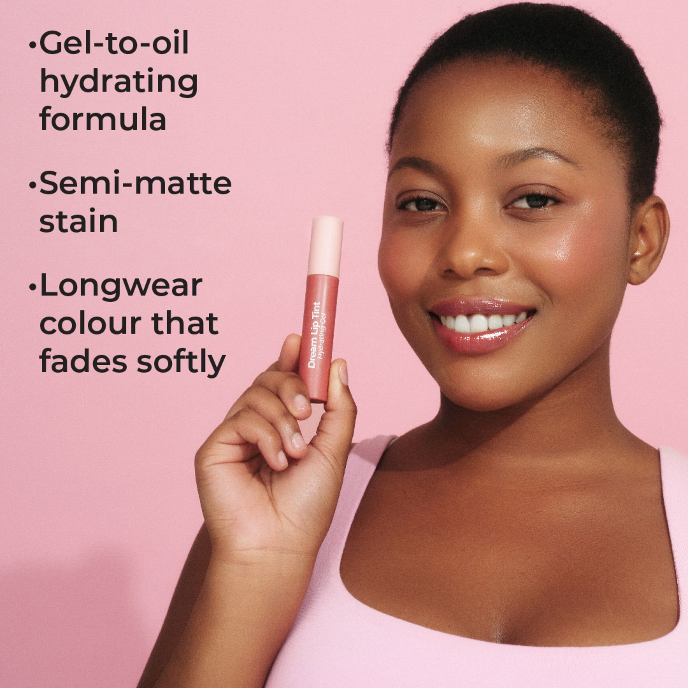 MCO BEAUTY DREAM LIP TINT HYDRATING GEL SOFT PEACH 3ML - Image 4