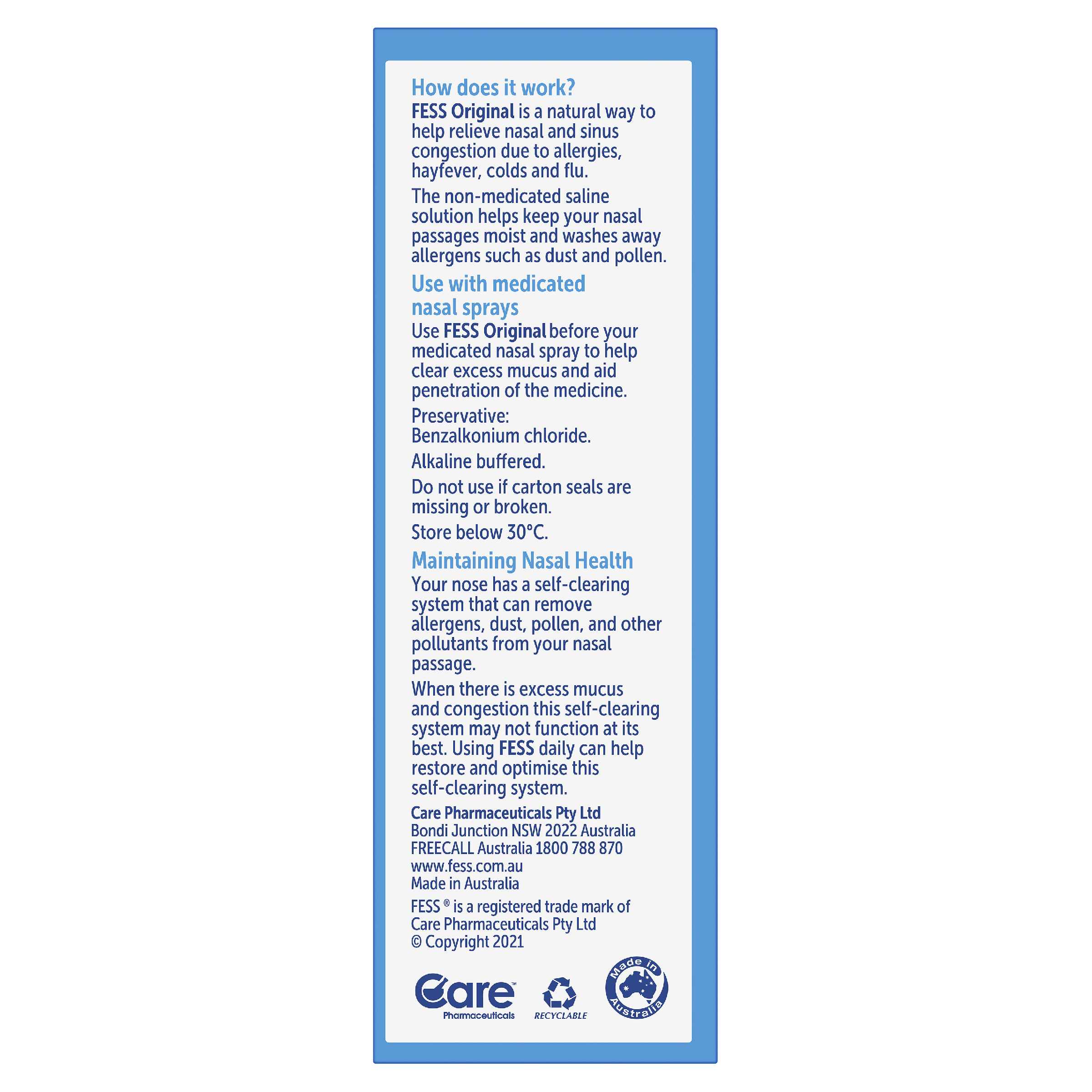 FESS NASAL SPRAY 75ML - Image 6