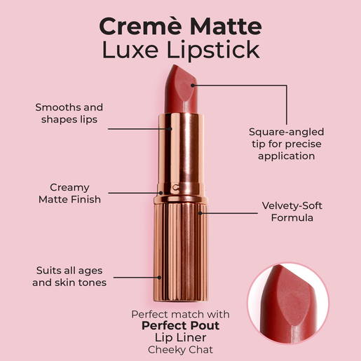 MCO BEAUTY MATTE LIPSTICK CHEEKY CHAT - Image 3
