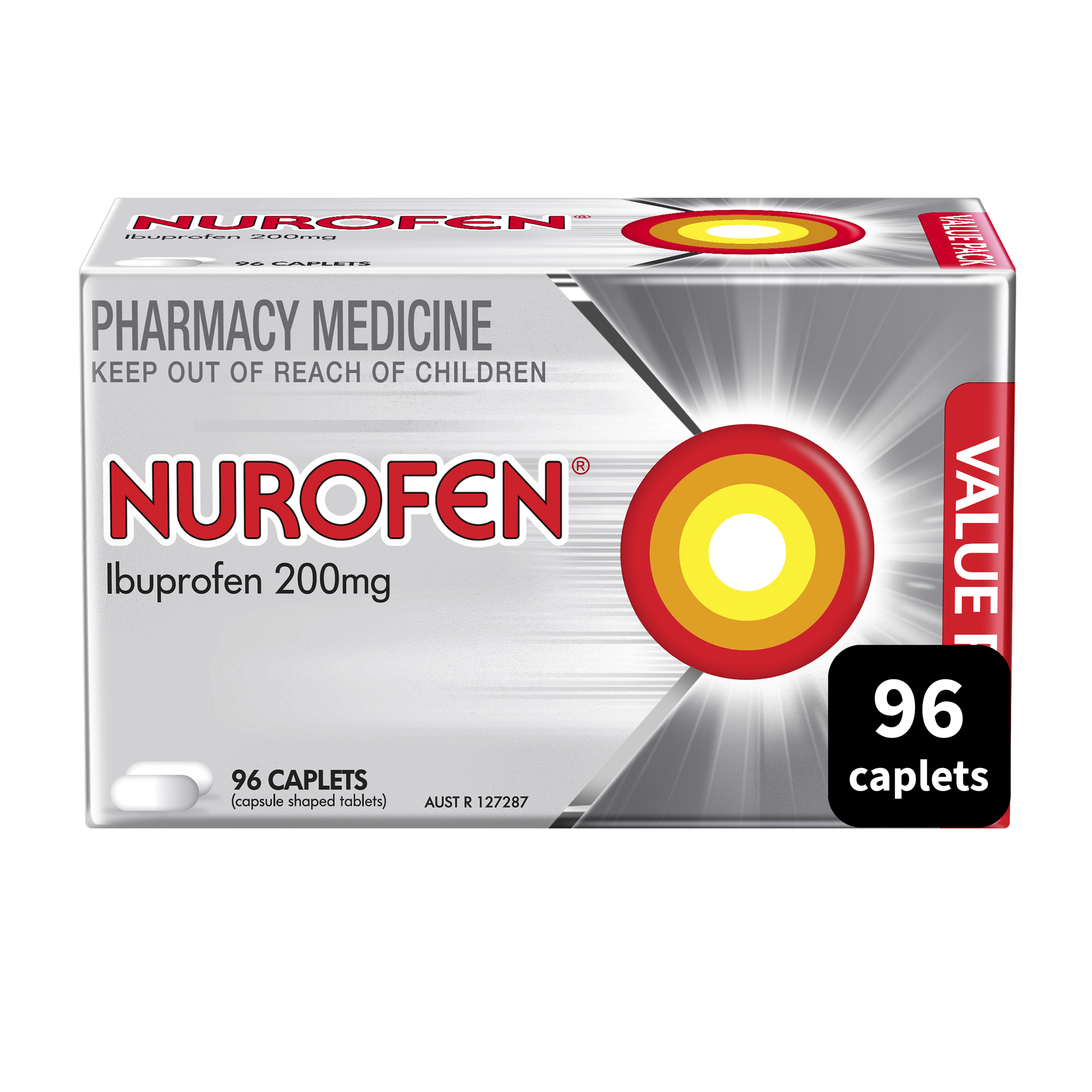 NUROFEN 200MG 96 CAPLETS - Image 9