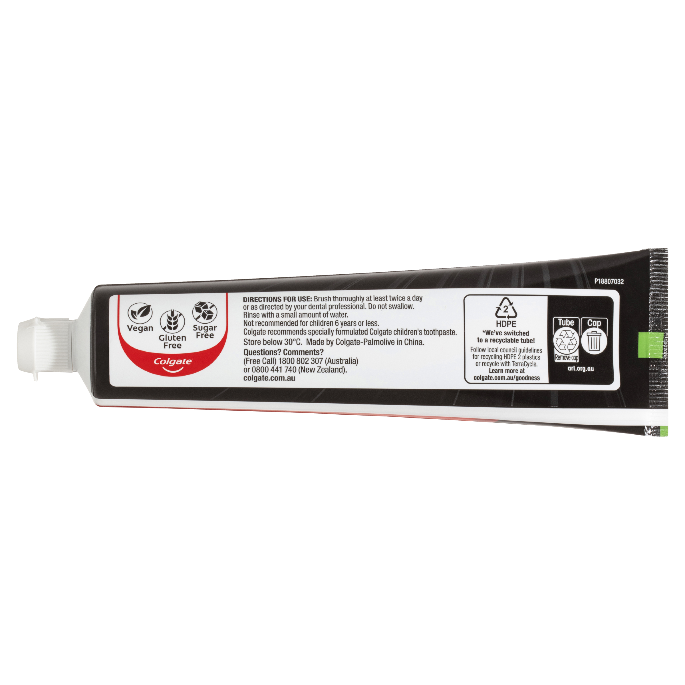COLGATE TOOTHPASTE ADVANCED WHITENING CHARCOAL 180G - Image 11