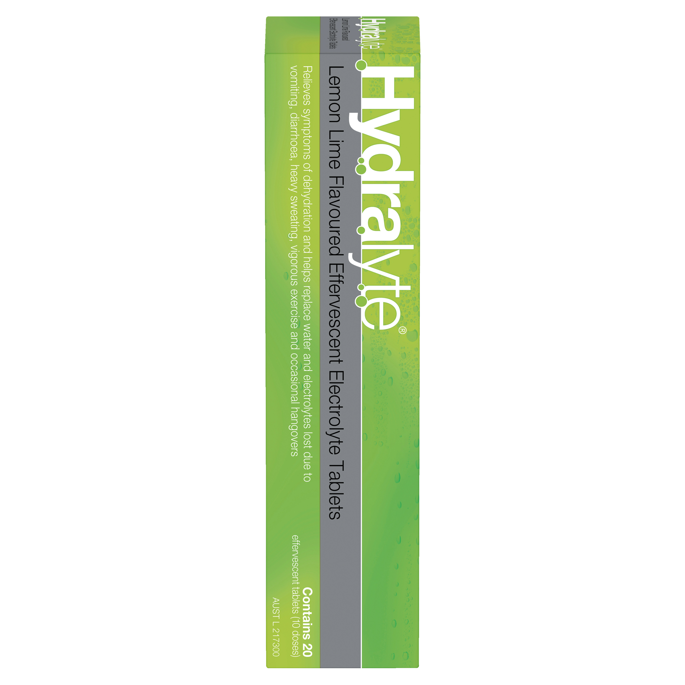 HYDRALYTE EFFERVESCENT LEMON LIME 20 TABLETS - Image 2
