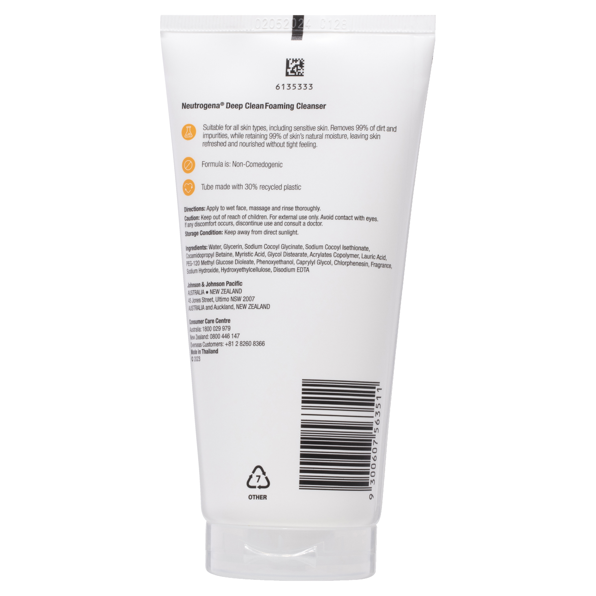 NEUTROGENA DEEP CLEAN FOAMING CLEANSER 150ML - Image 2