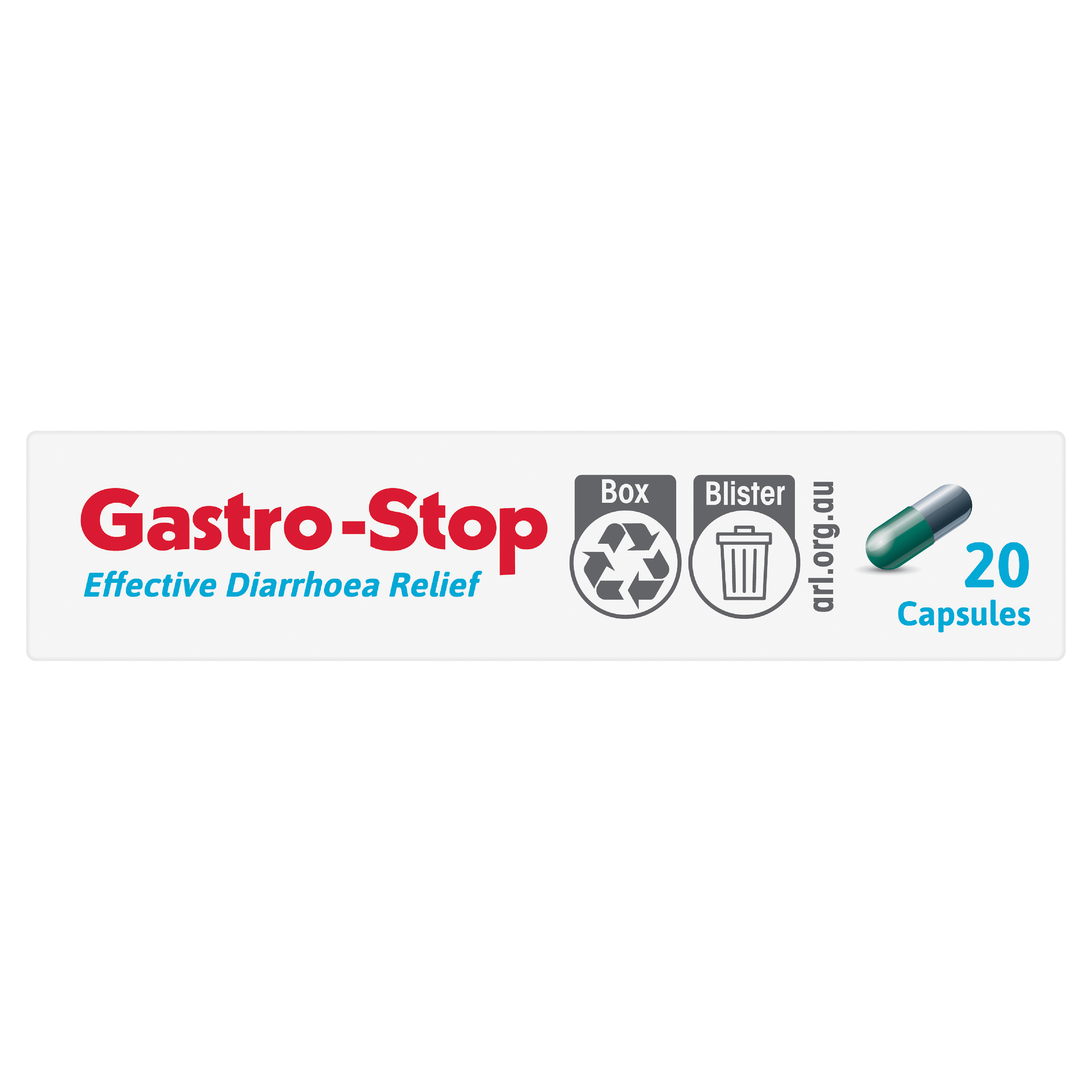 GASTRO-STOP DIARRHOEA RELIEF 2MG 20 CAPSULES - Image 6