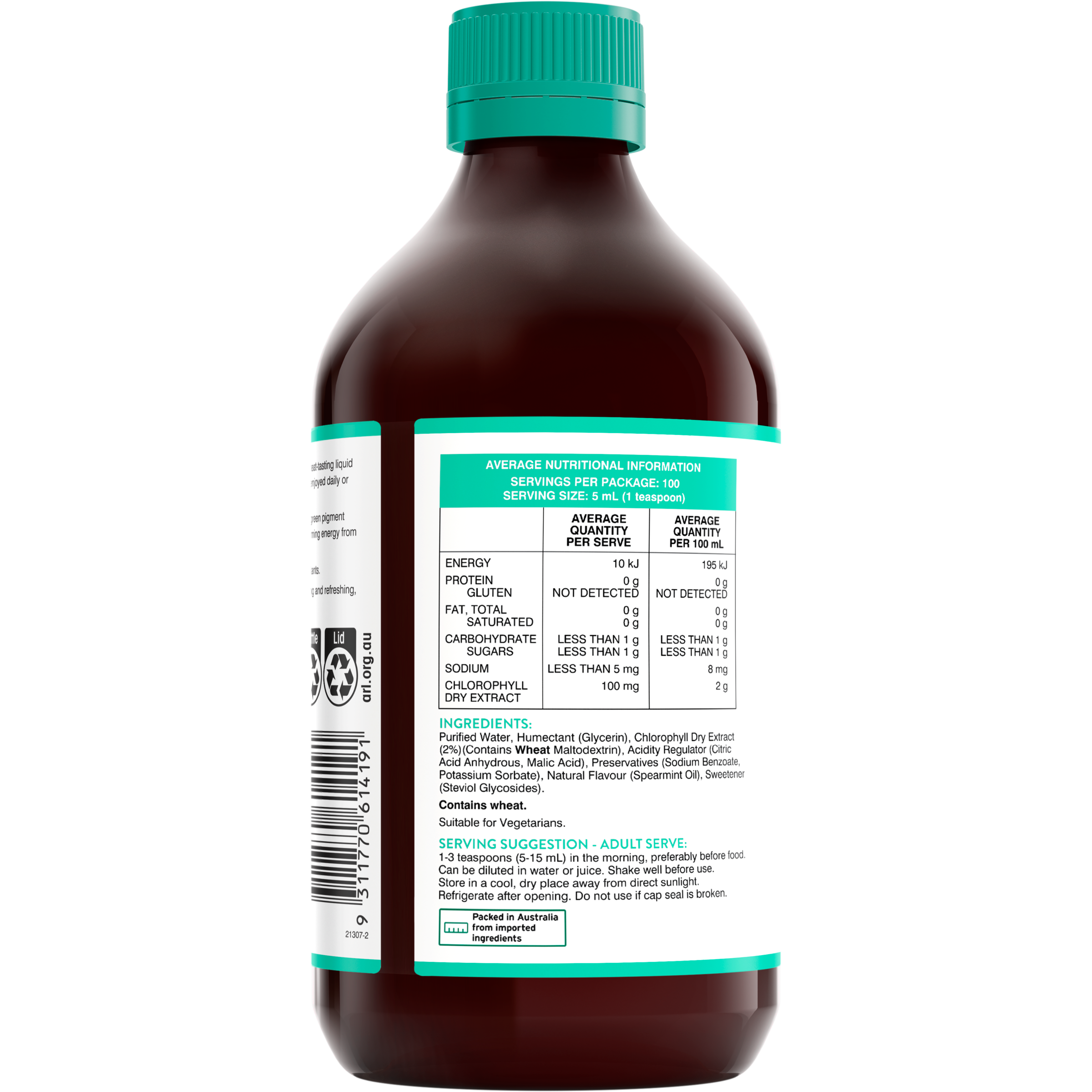 SWISSE ULTIBOOST CHLOROPHYLL SPEARMINT 500ML - Image 2